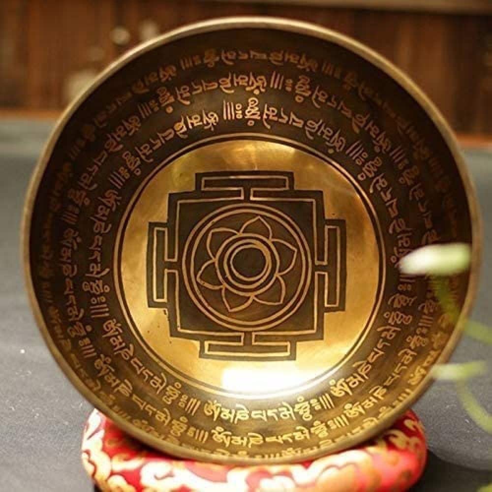 Set di campane tibetane facili da suonare per principianti, autentiche campane per terapia del suono fatte a mano, campane tibetane per meditazione, per guarigione spirituale, yoga, zen e chakra.