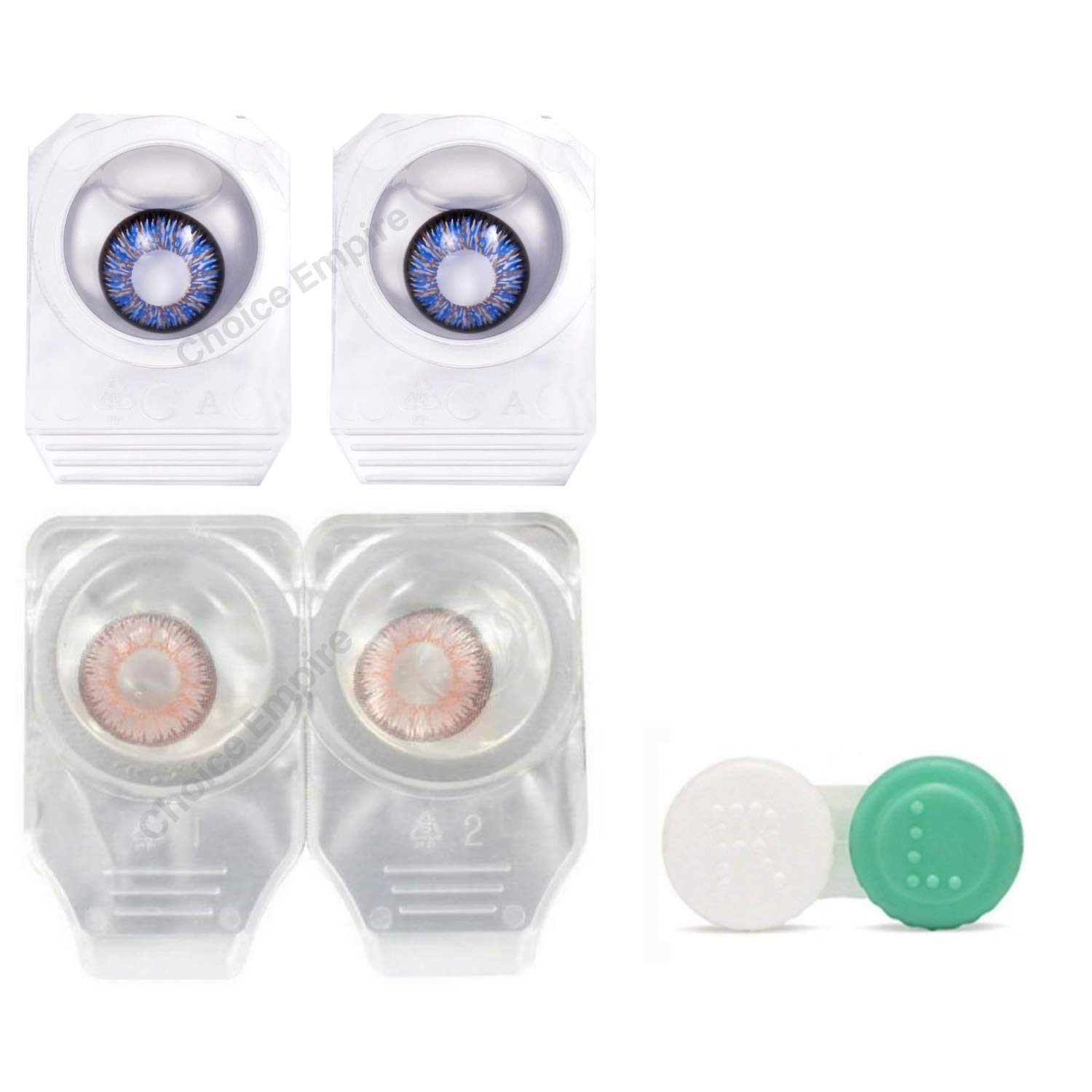 Buy Choice Empire Monthly Colored Contact Lenses Zero Power for Eye