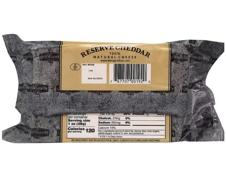 Kerrygold Natural Reserve Cheddar Cheese, 1.32 lbs.