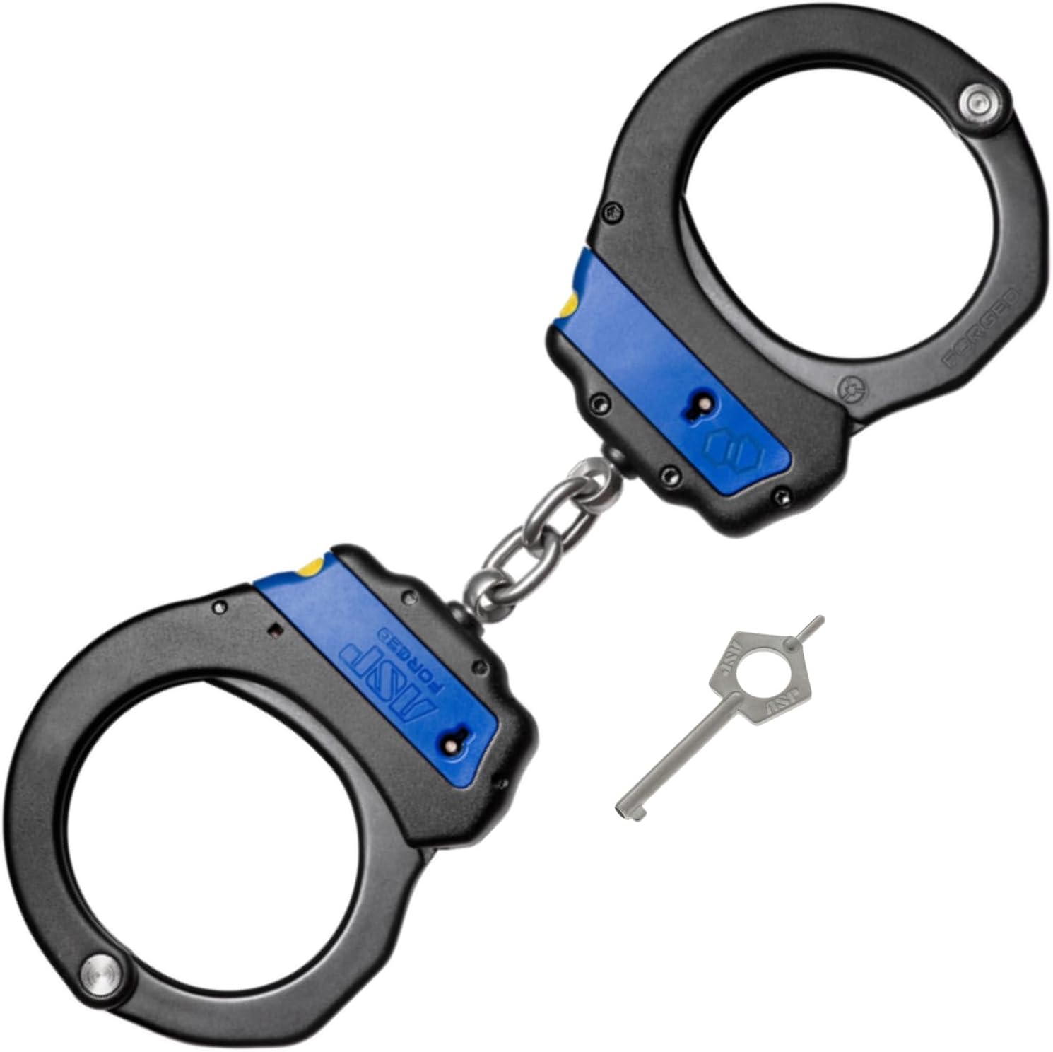 ASP Blue Line Ultra Plus Double-Locking Aluminum Handcuffs, Police & Security Gear