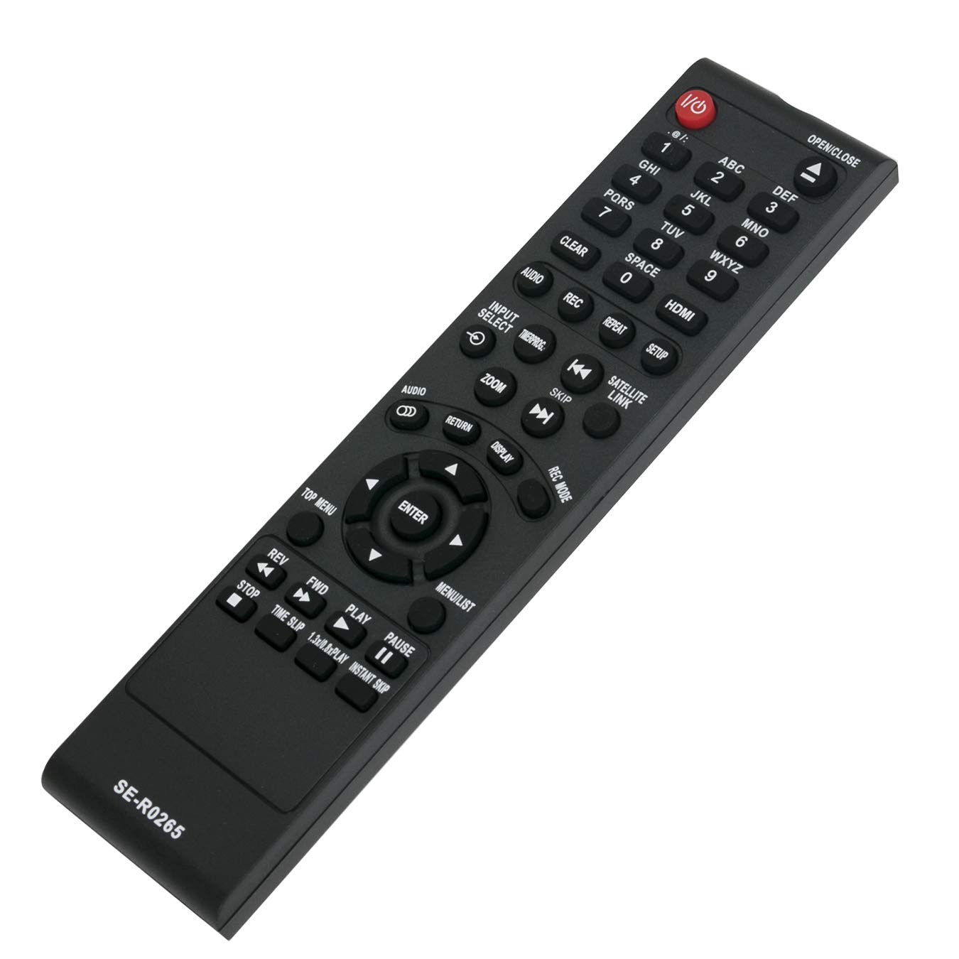 AIDITIYMISE-R0265 Remote Control Replace for Toshiba DVR DVD Video Recorder D-R410 D-R410KU D-KR10 D-KR10KU D-KR40KU D-KR40 D-R400 D-R400KU D-R420 D-R420KU D-R430 D-R430KU DR410 DR410KU DKR10