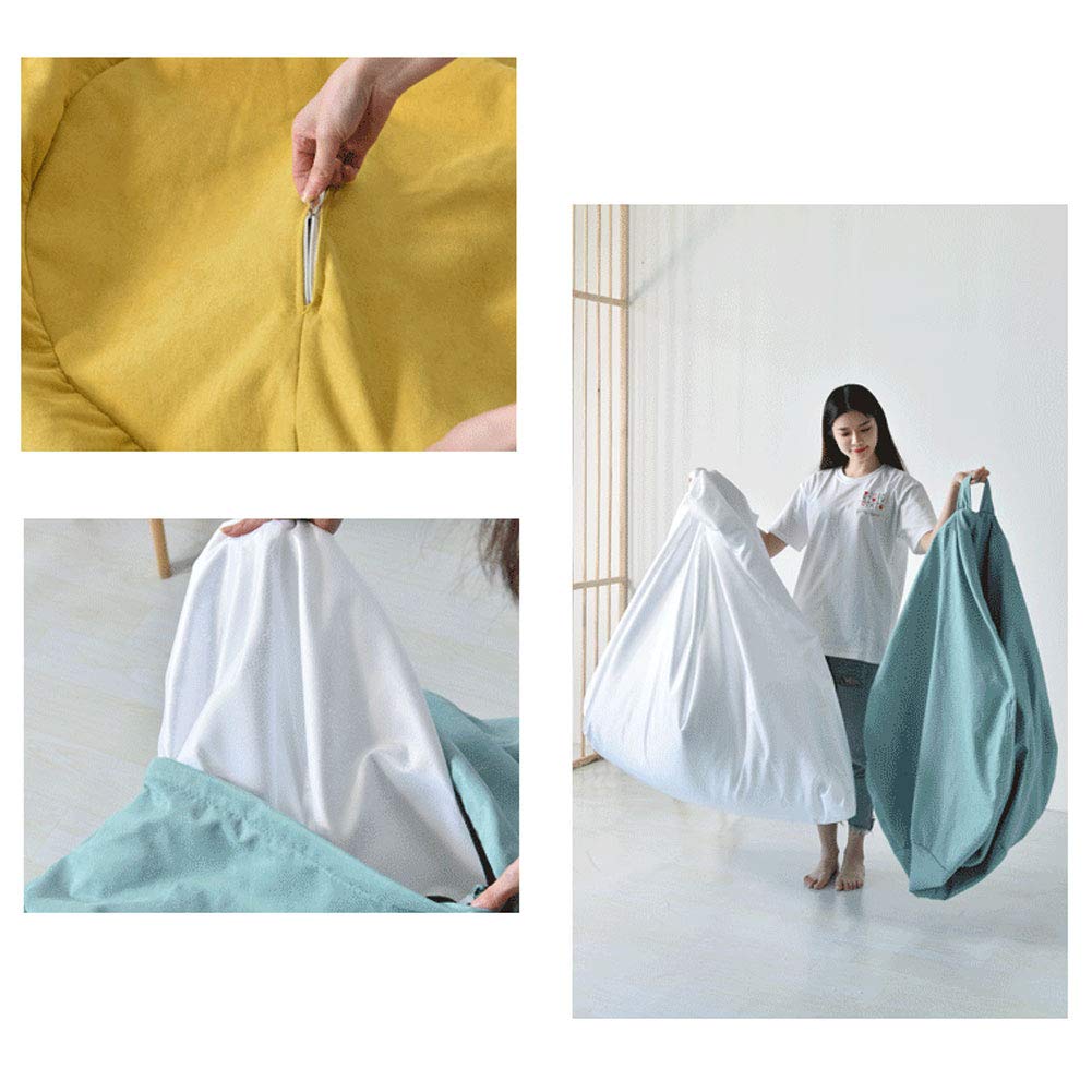 NANANA Sofabezug Lazy Sofa Sitzsack, Sitzsack Stuhl Sofabezug Lazy Lounger Bezug Abnehmbarer Lazy Sofa Sitzsack, Ohne Füllstoff, Oxford Fabric Furniture Schlafzimmer, 4 Größen,Color11,L