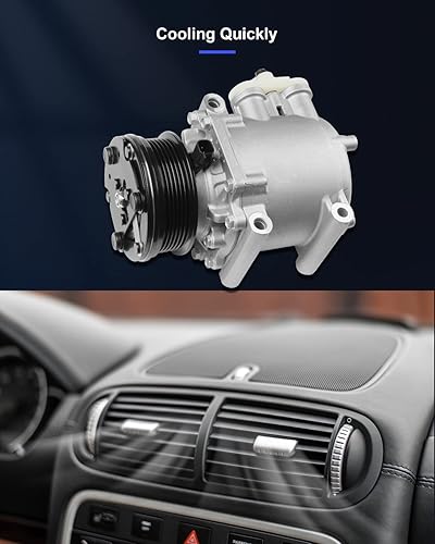 Miniatura 5 de ECCPP Compresor de aire acondicionado CO 102580AC 2002 2003 2004 2005 apto para M-ercury Mountaineer para F-ord Explorer 4.0L AC Compressor