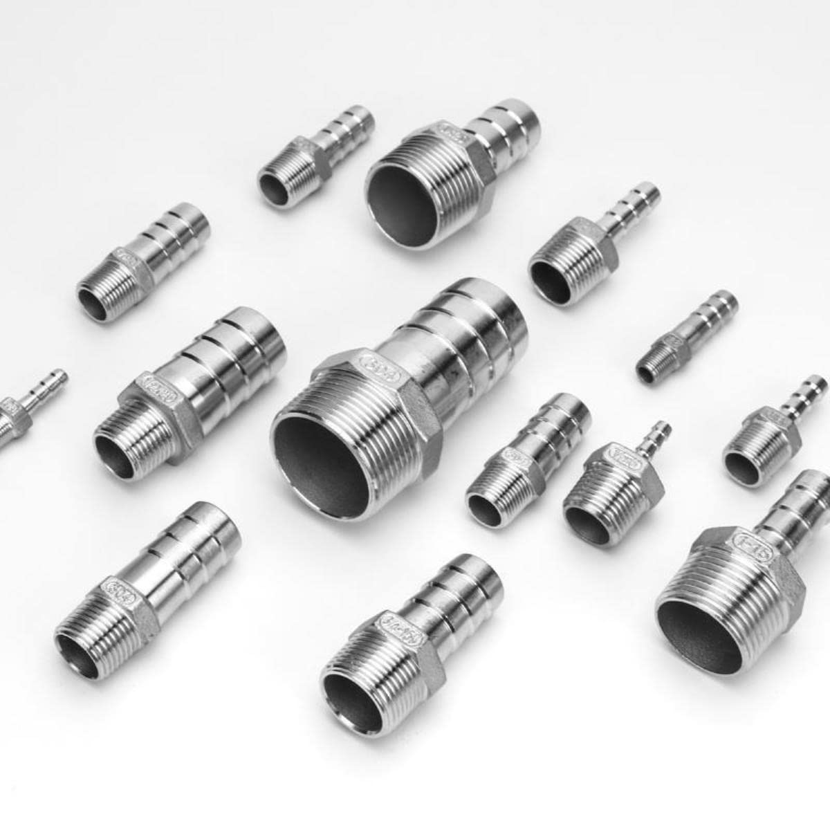Złącze węża, Złącze węża ogrodowego, Stal nierdzewna, męskie BSP 1/8", 1/2", 1/4" 3/4" Gwint, Złączka do rur, Złączka do węża, 6 mm do 25 mm Narzędzia, Akcesoria, 6 mm,Złącza(15mm)