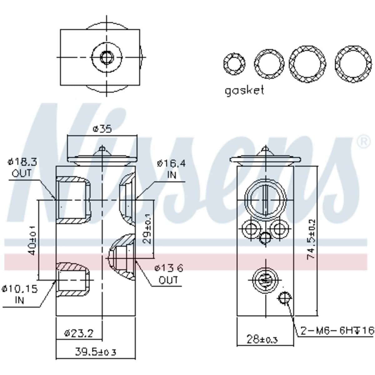 NISSENS Valvola ad espansione, Climatizzatore 999351 Compatibile con: RENAULT CLIO III, CLIO III Grandtour, CLIO III Kasten/Schrägheck, FLUENCE, GRAND SCÉNIC III, MEGANE CC, MEGANE III Combi Van