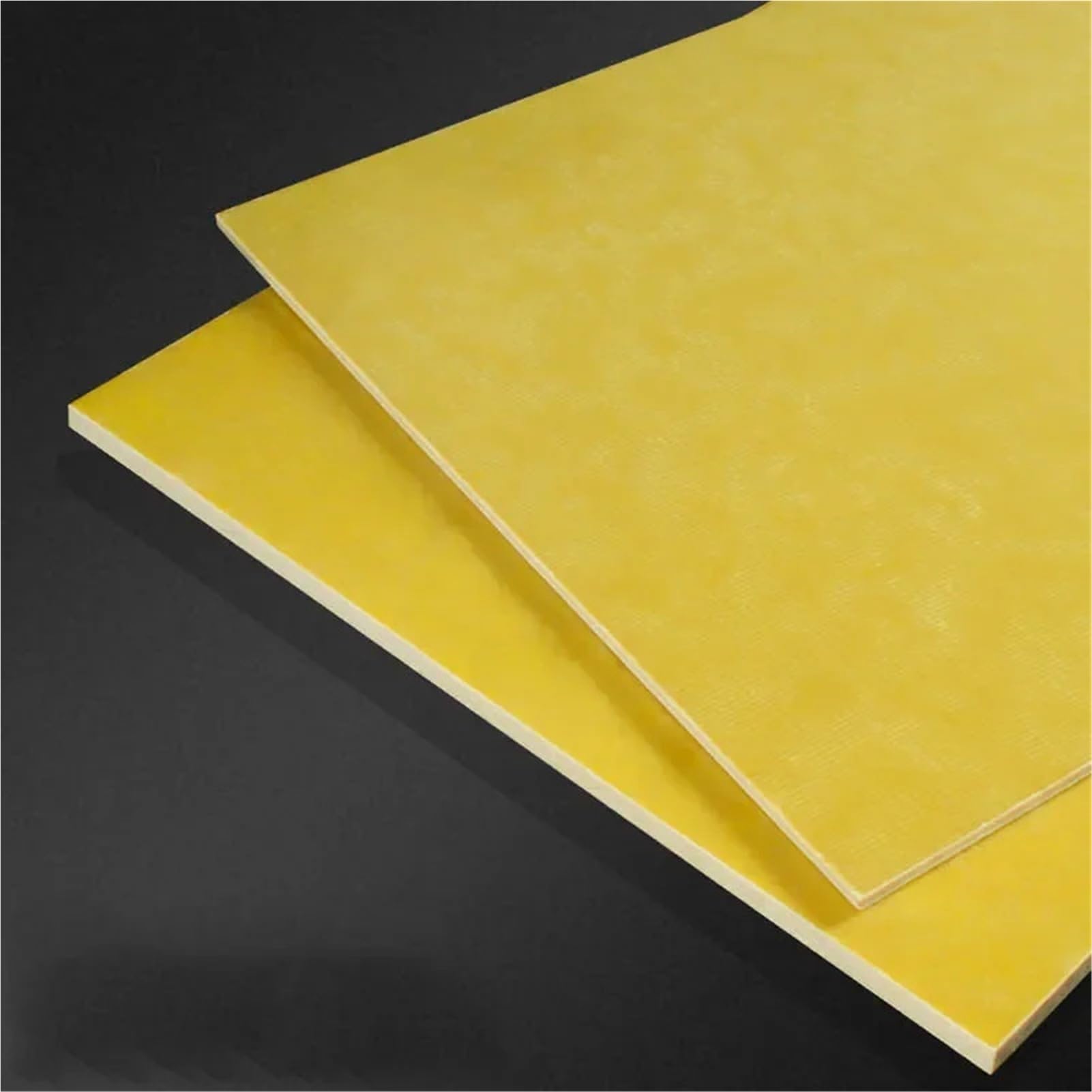 Tablero aislante de resina de hoja epoxi amarilla 3240, aislamiento estable 2 piezas for proyectos eléctricos(200x200x3mm)
