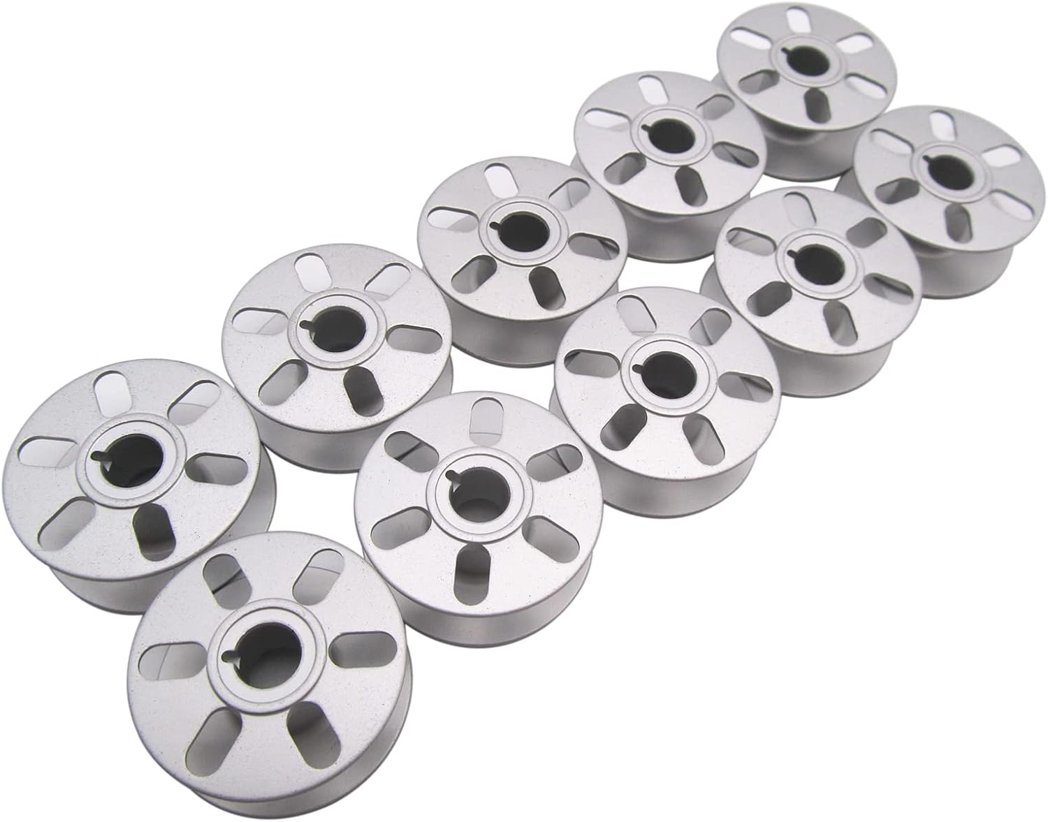 CKPSMS Brand - 26MM Hard Surface Oxidation Treatment Aluminum Bobbins #0867-150140 Compatible with/Replacement for Durkopp Adler Brand 767,867,868 (10PCS)