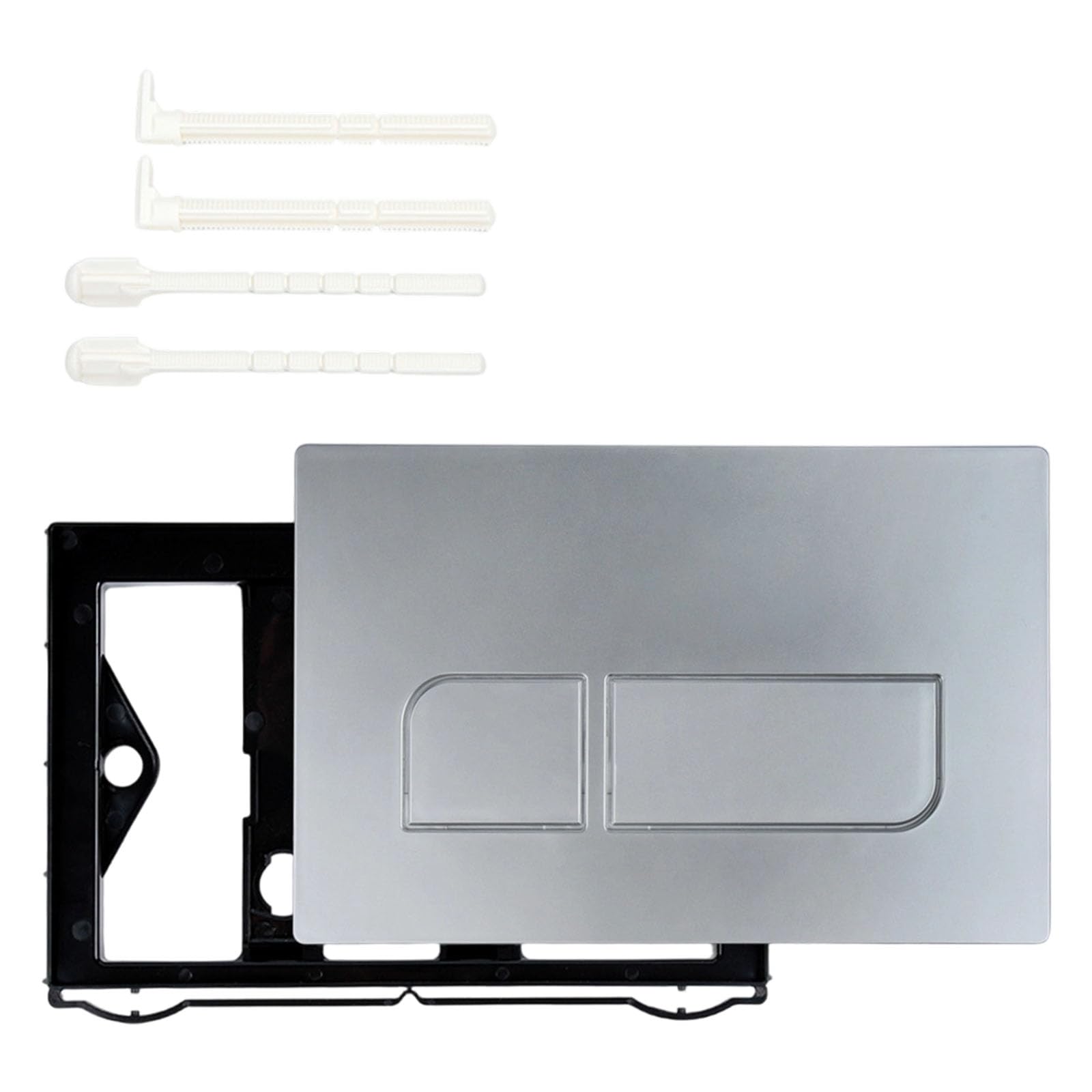 Kaeltsyn Silver Bathroom Accessories Flushing Board For Concealed Water Tanks Double Plate Up300 Up320 Actuator Plate