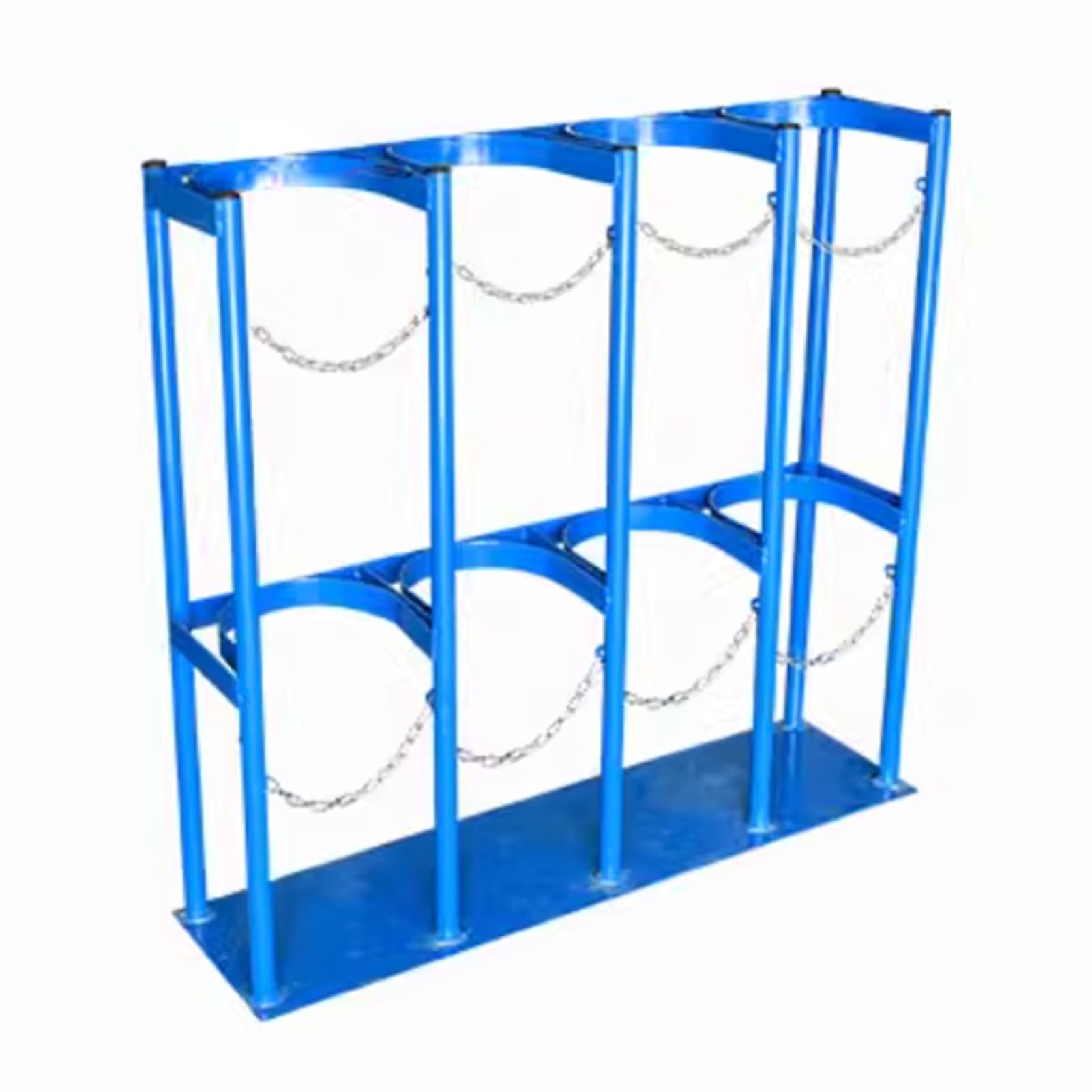 GTHTUHFD Heavy Duty Oxygen Cylinder Rack - Universal 40L Medical Tank Holder, Large Steel Storage Bracket For S & Factories, Fits 24-32Cm,24-115cm(9.4-45.2in)