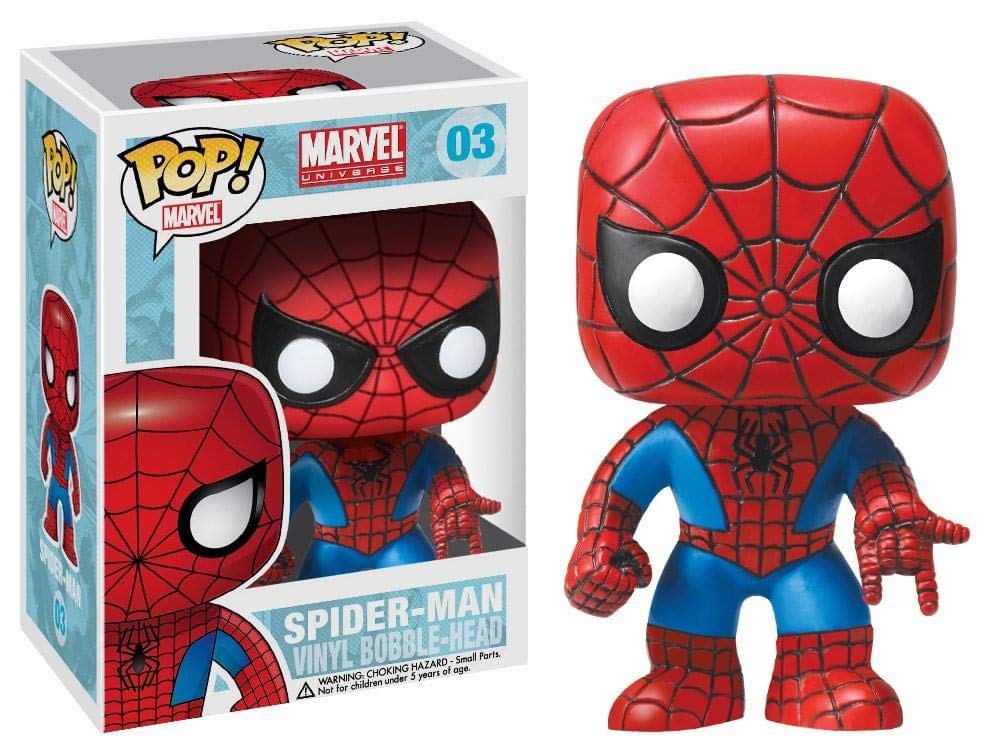 Funko POP! Marvel 4 Inch Vinyl Bobble Head Figure - Spider Man