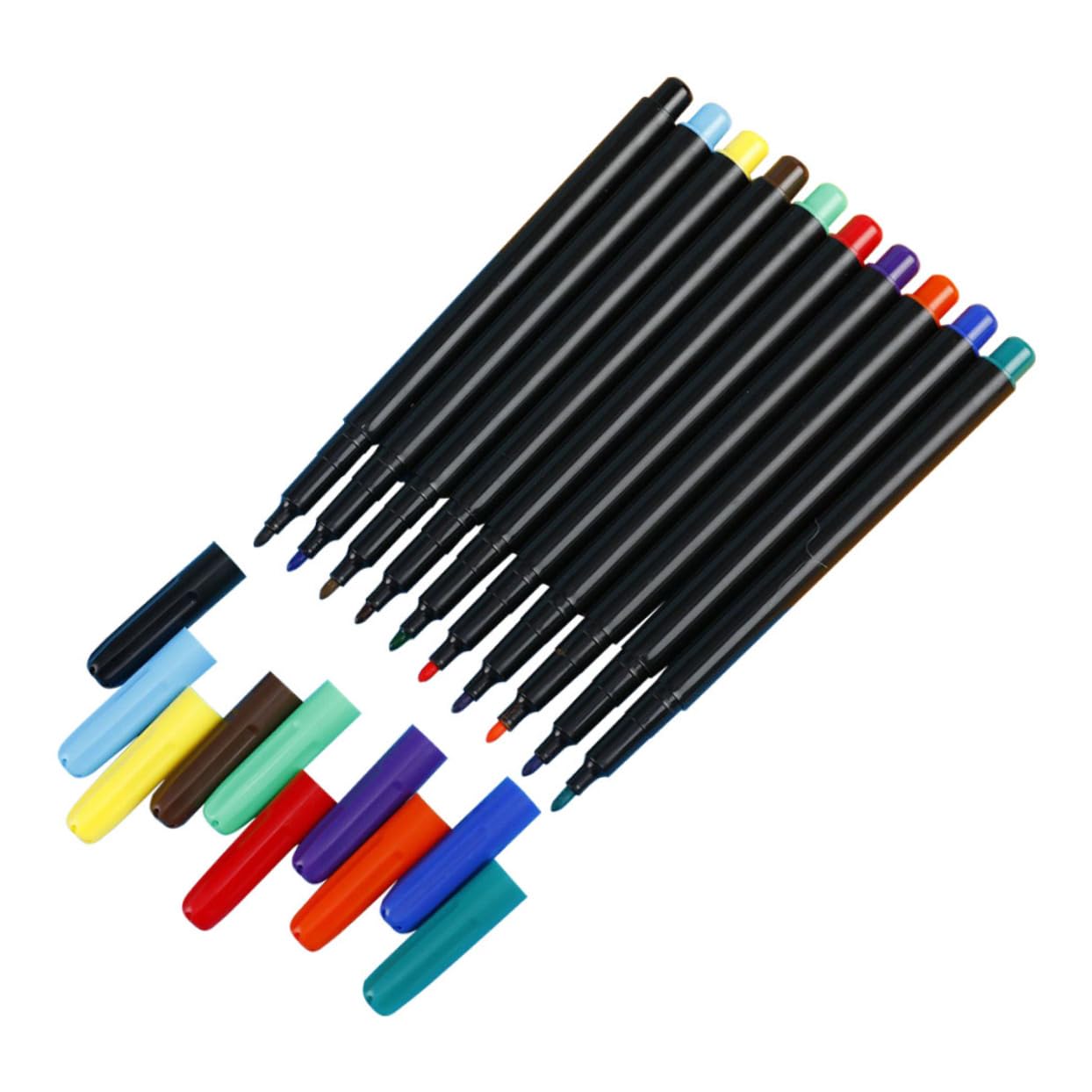 Ciieeo 40pièces Stylos De Peinture Flottants à Eau De Marqueurs Colorés Pour Garçon Fille Pour Dessin Sur Tableau Et Activités Artistiques à Domicile