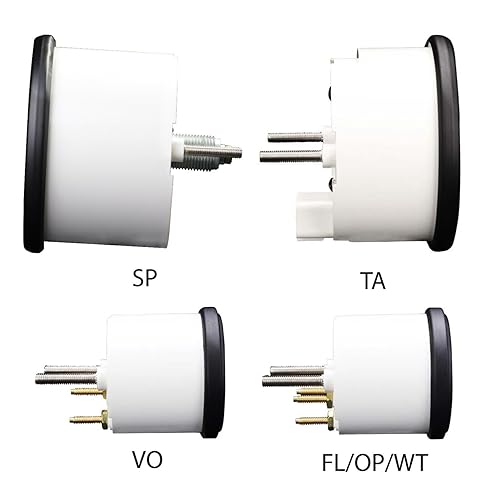 Miniatura 111 de MOTOR METER RACING - Juego de medidores para motores clásicos (juego de 6 medidores)