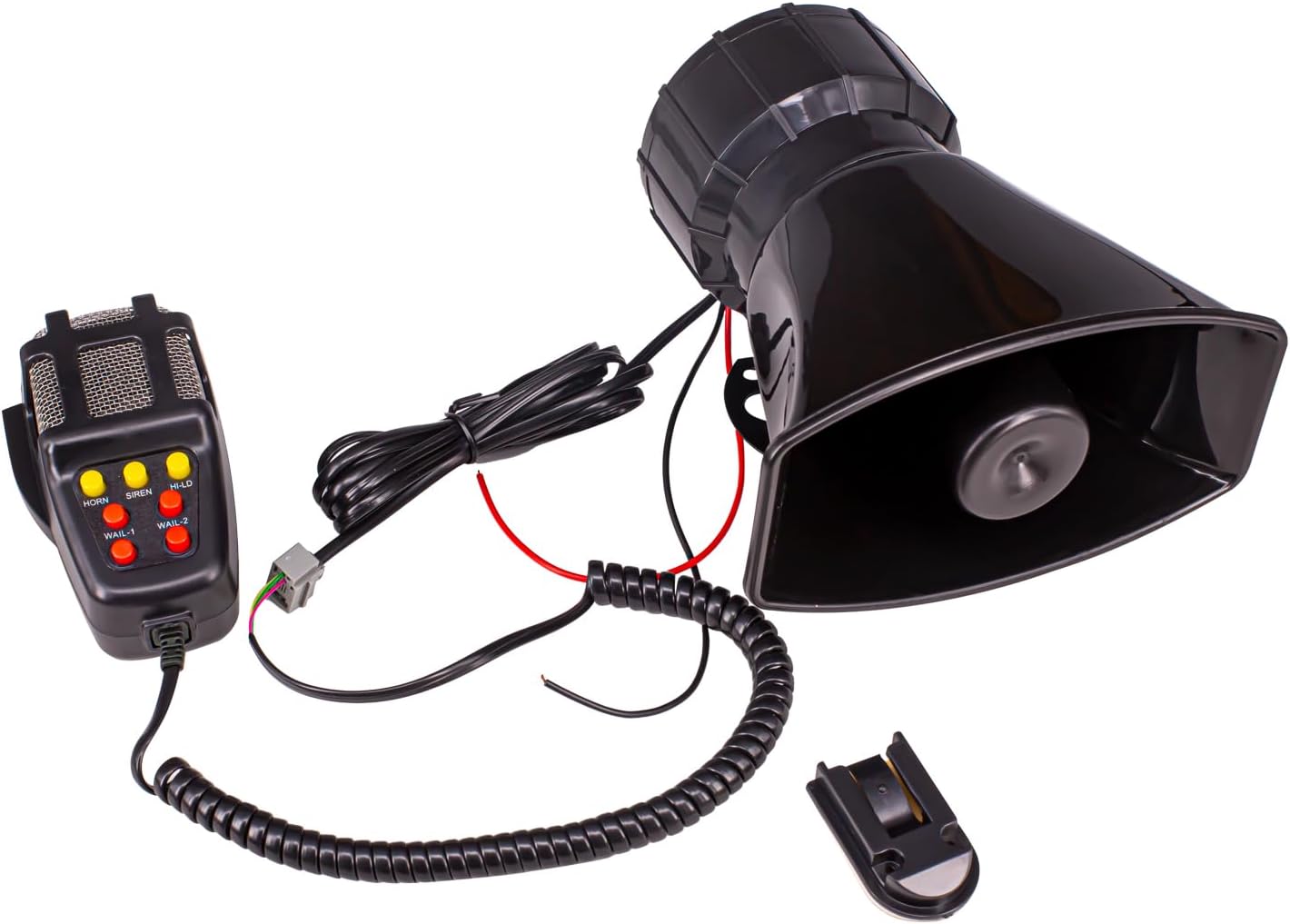 Car Loud Horn siren speaker 12V 115DB 7 Tone Sound Car Siren Vehicle Horn With Mic PA Speaker System