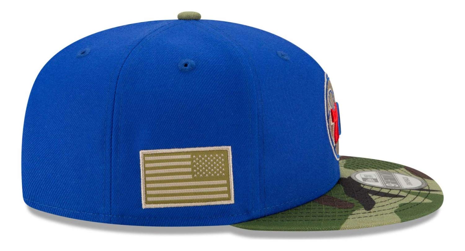 New Era - NBA Philadelphia 76ers All Star Game Camo 9Fifty Snapback Cap - Blu