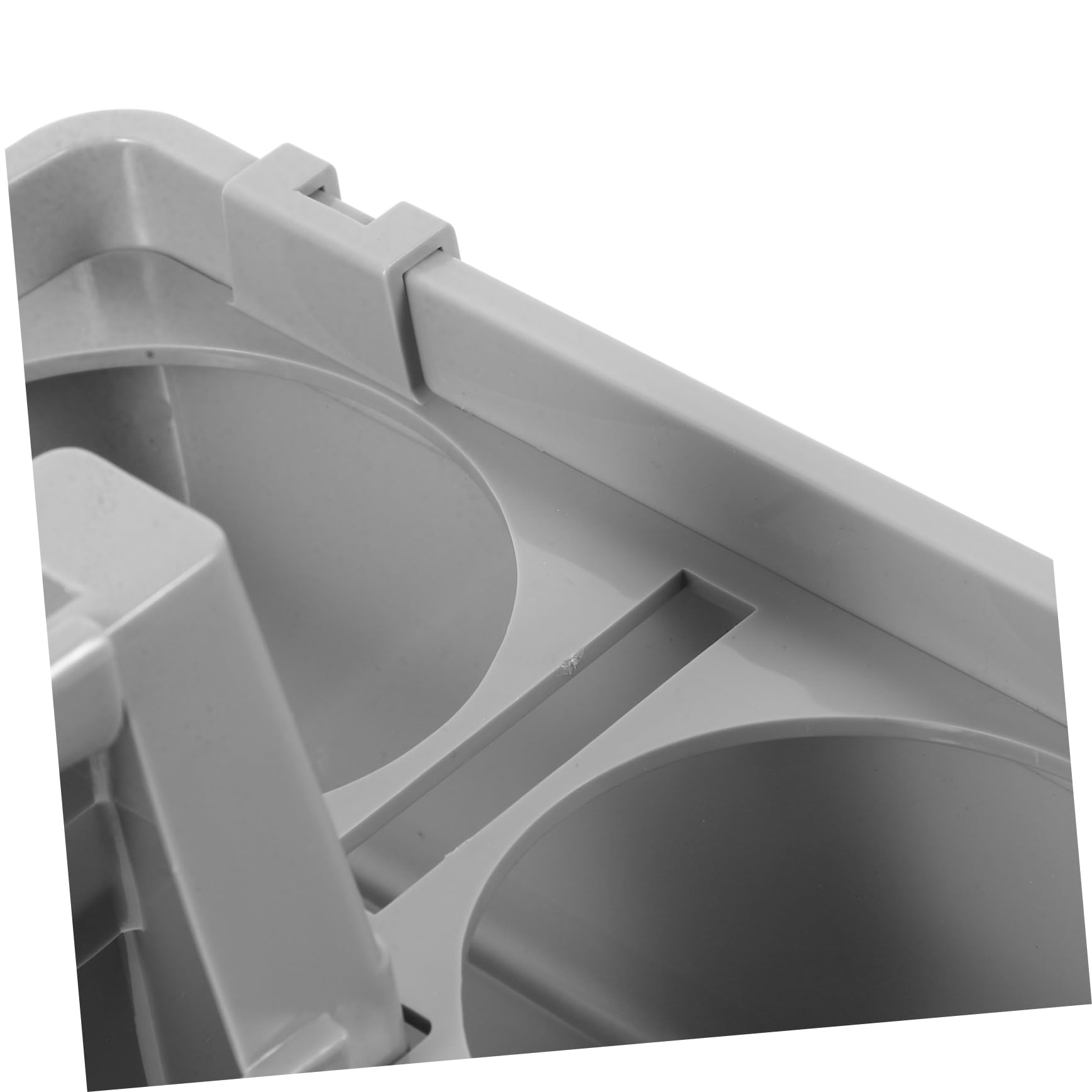 Cabilock Cesta para Productos de Limpieza de Plástico Asas Ligera y Compartimentos Separados para Organizar Herramientas y Utensilios de Limpieza Hogar
