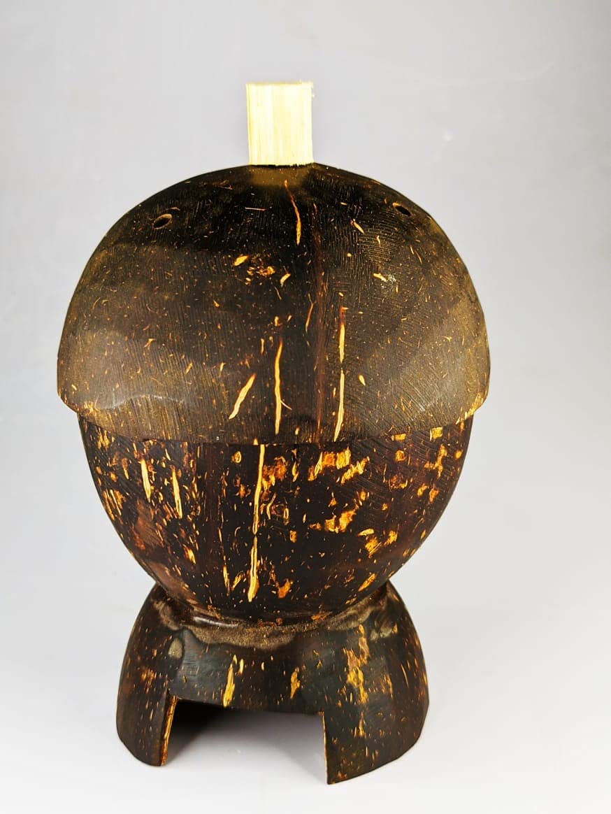 Handicraft's Coconut Shell Puttu Maker, Steamer (Brown)