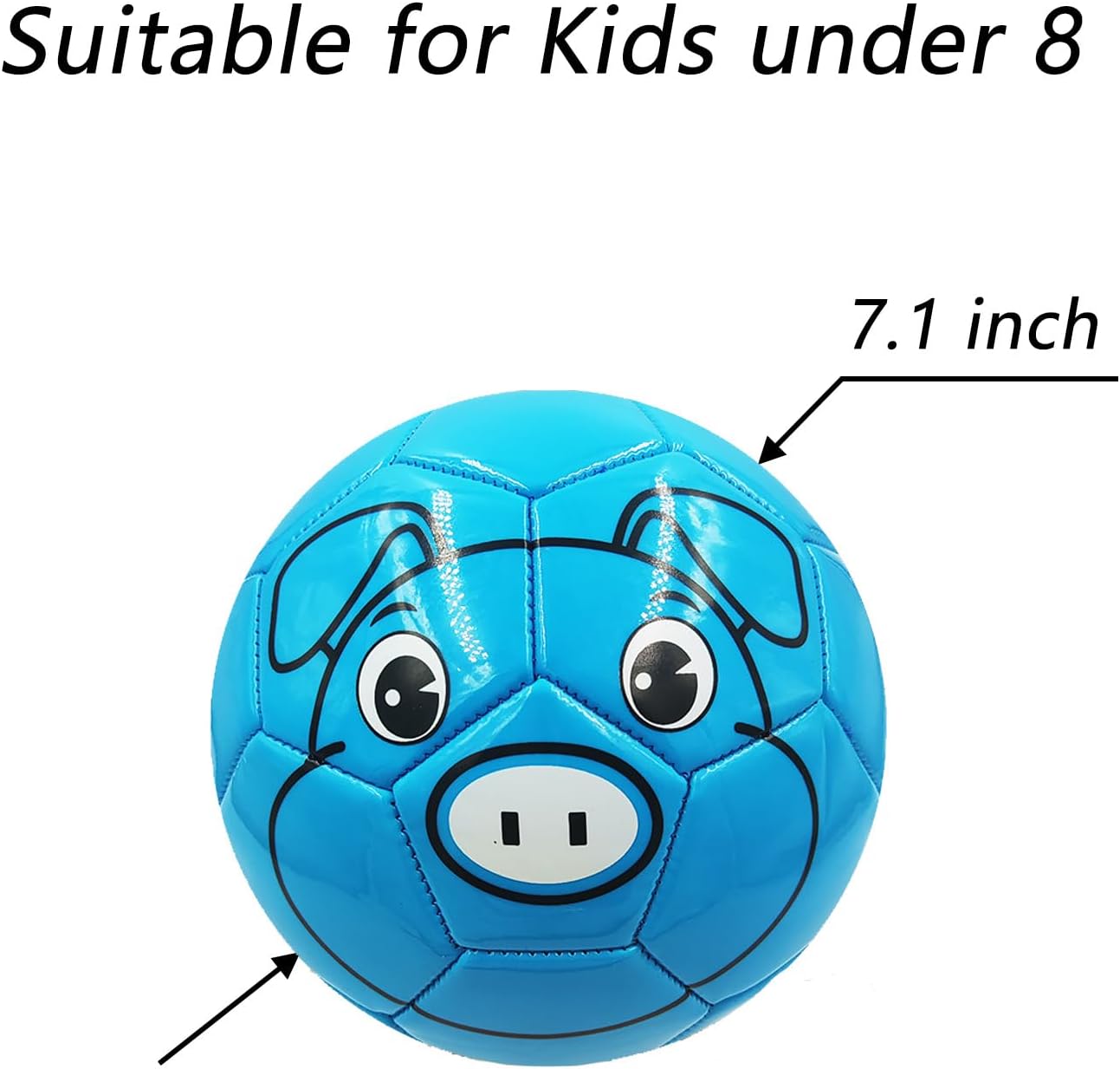 ABAJI Soccer Ball Size 3 PU Surface Tight Weaved Vivid Color with Pump and Needle Suitable for Training Practice or Gift ABAJI Soccer Ball Size 3 PU Surface Tight Weaved Vivid Color with Pump and Needle Suitable for Training Practice or Gift