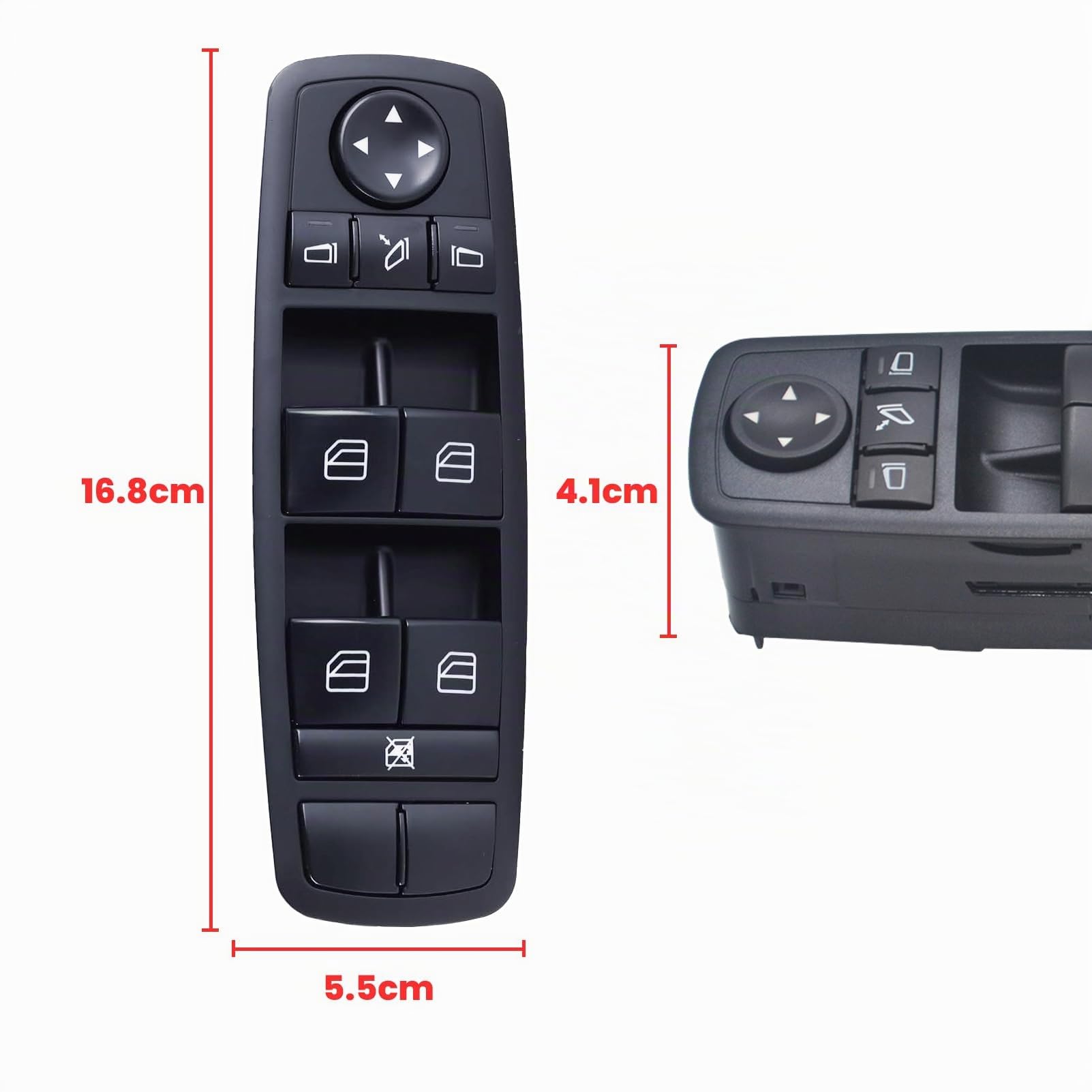Interruptor Mando Elevalunas, Botonera de Ventana 2518300290 para W164 GL320 GL350 GL450 ML500