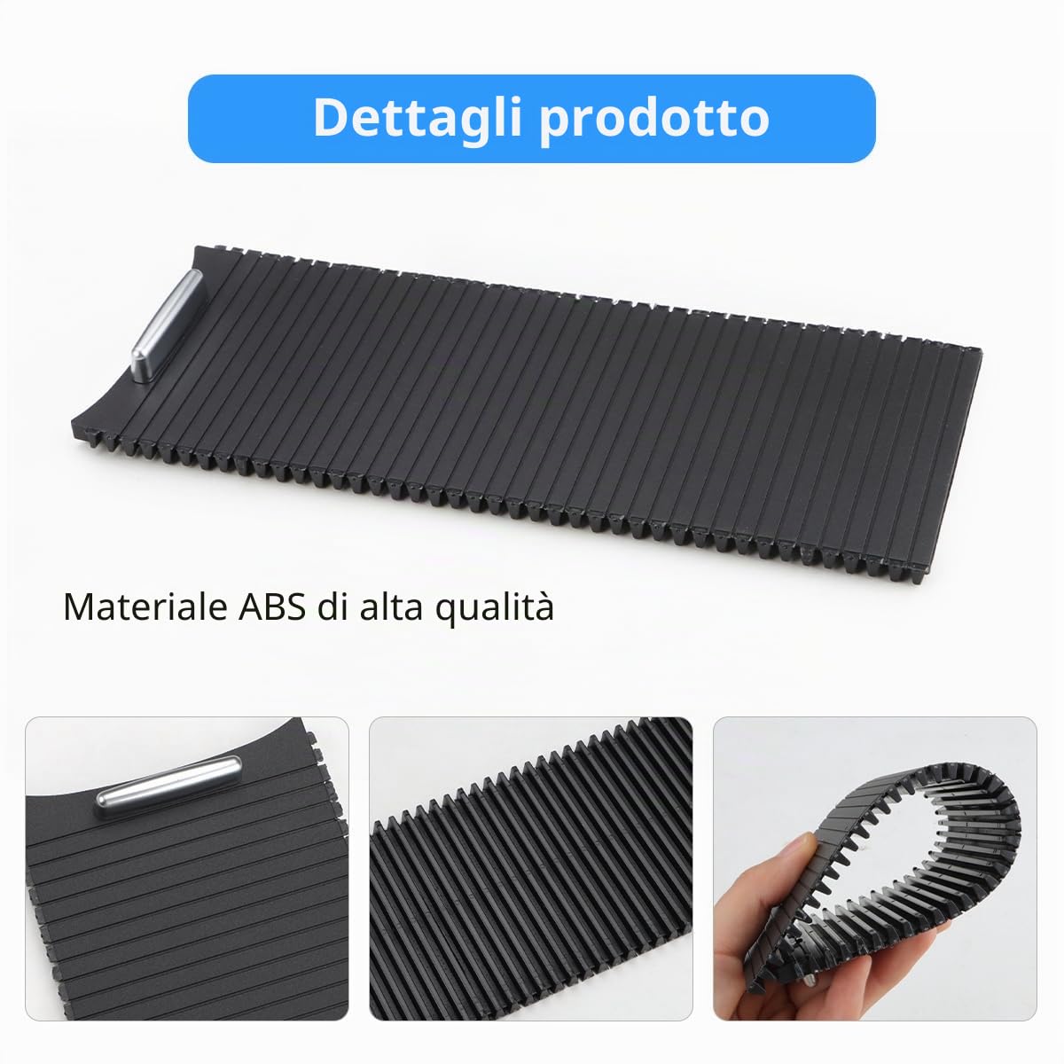 Portabicchieri Tenda a rullo per console centrale auto, per Golf 6 Sagitar/Scirocco 2006 – 2014 per console centrale portabicchieri copertina