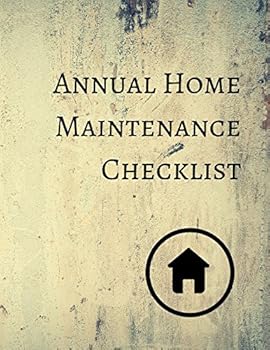Paperback Annual Home Maintenance Checklist Book