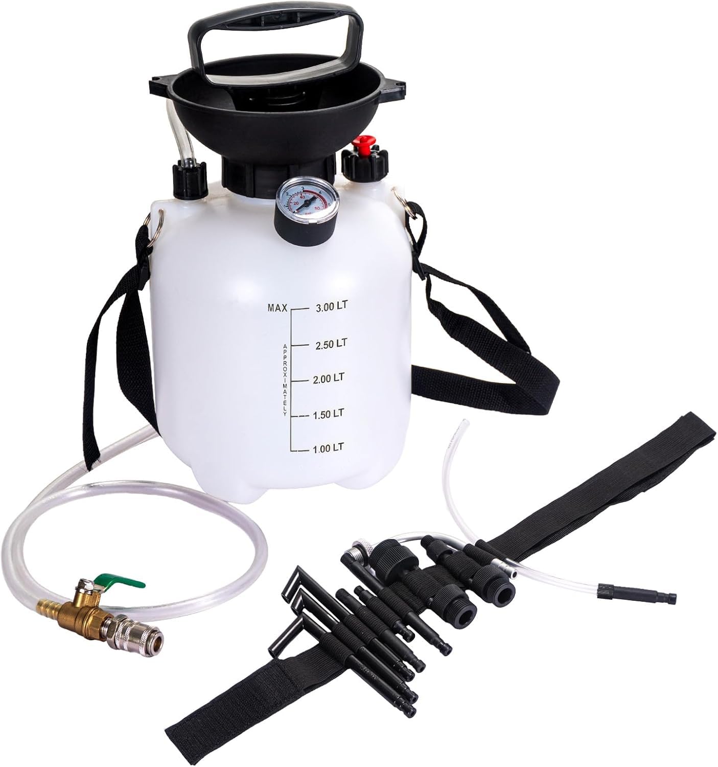 AIGMlSON 3L Transmission Fluid Pump with 12 pcs ATF Adapters
