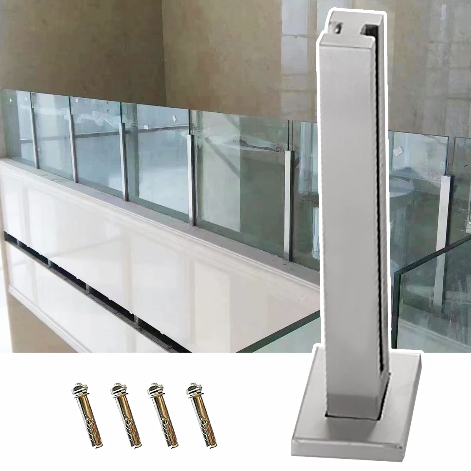 Barandilla de vidrio para terraza exterior e interior ideal en escaleras y pasillos 6