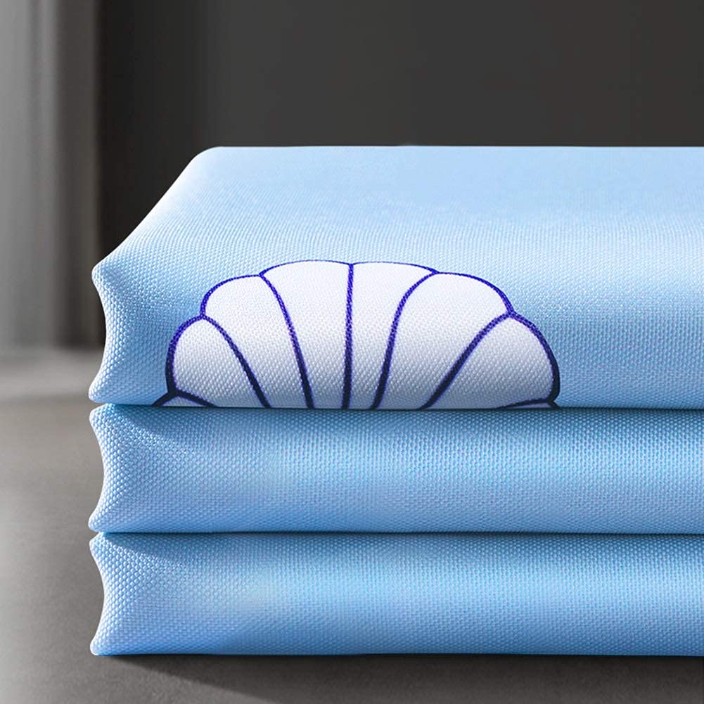 Bad Duschvorhang Schimmel Proof Resistant Waschbare Badvorhänge Unterwasser World Blue Polyester Stoff Dicker Opake Duschvorhänge (Größe: 200X200cm)