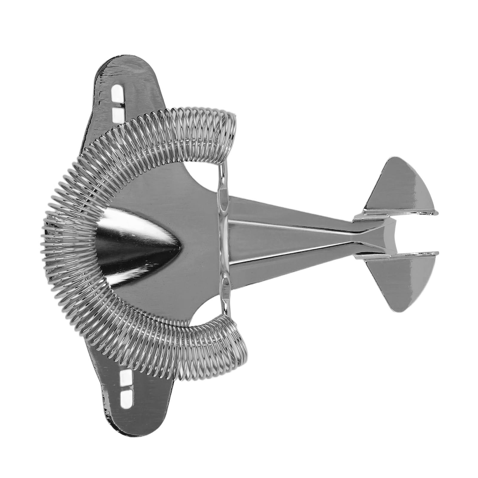Stainless Steel Fighter Plane Cocktail Strainer for Home Professional Bartenders (Silver)
