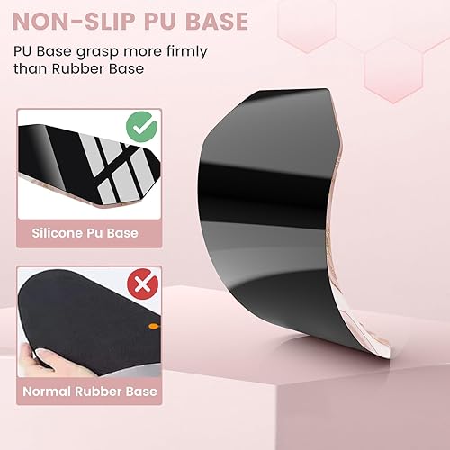 Miniatura 5 de Alfombrilla de mouse ergonómica con reposamuñecas, alfombrilla de mouse para juegos grande con masaje, espuma viscoelástica, alfombrilla de mouse