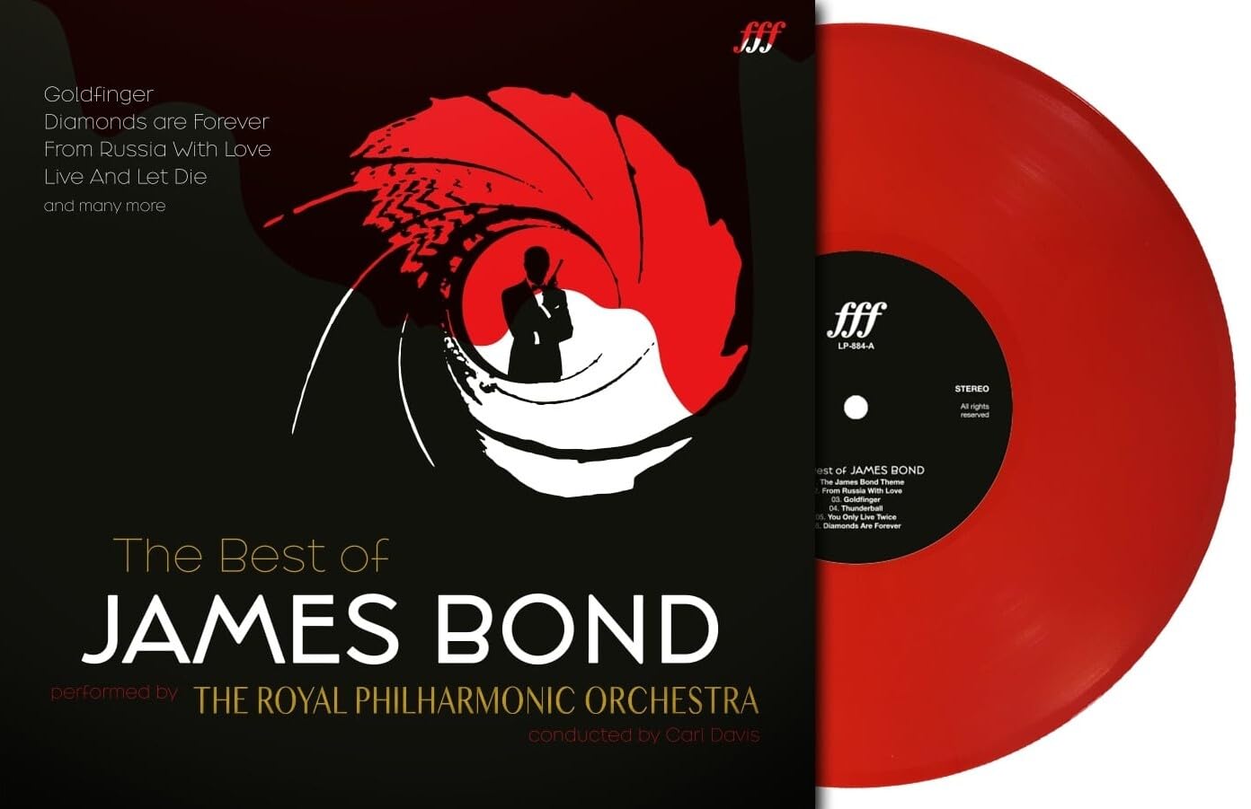 ROYAL PHILHARMONIC ORCHESTRA, The/CARL DAVIS - The Best Of James Bond - LP