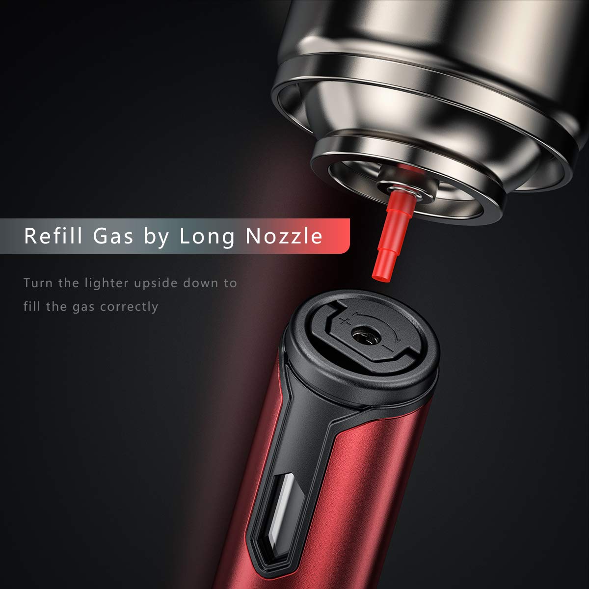 Buy VVAY Jet Flame Torch Fire Ignition lighter Gas Butane Refillable