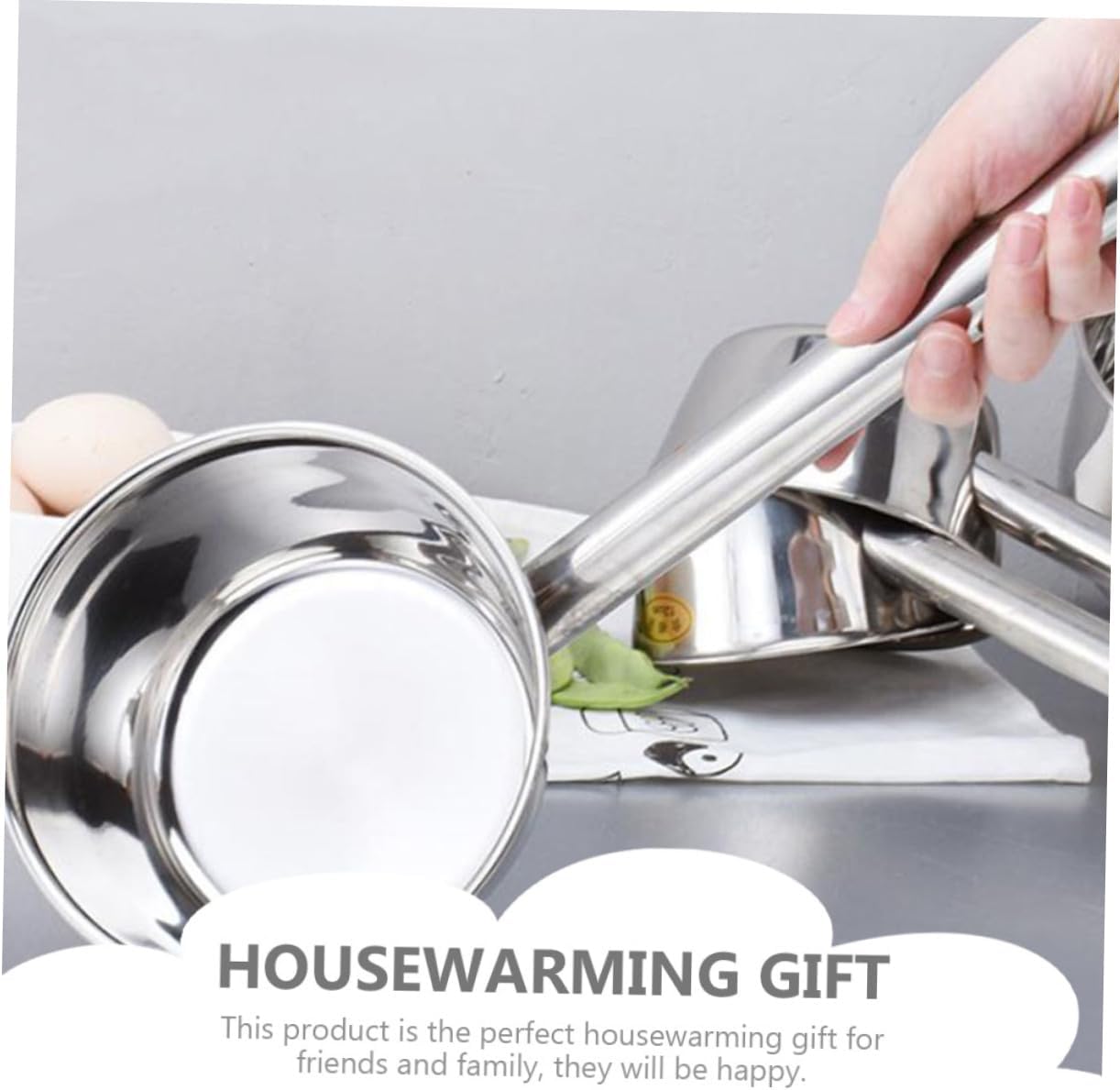 Kitchen Water Scoop Ladle Stainless Steel Long Handle and Corrosion-resistant