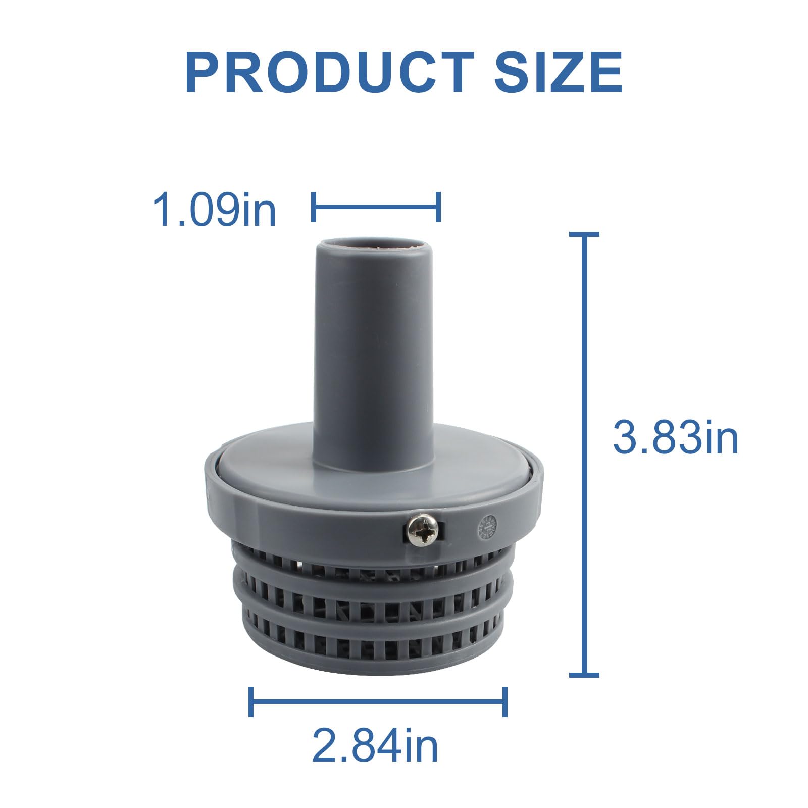 Conector de filtro de repuesto 11070 y 11072 para piscina Intex 25022E Kit de repuesto de conector de chorro de agua
