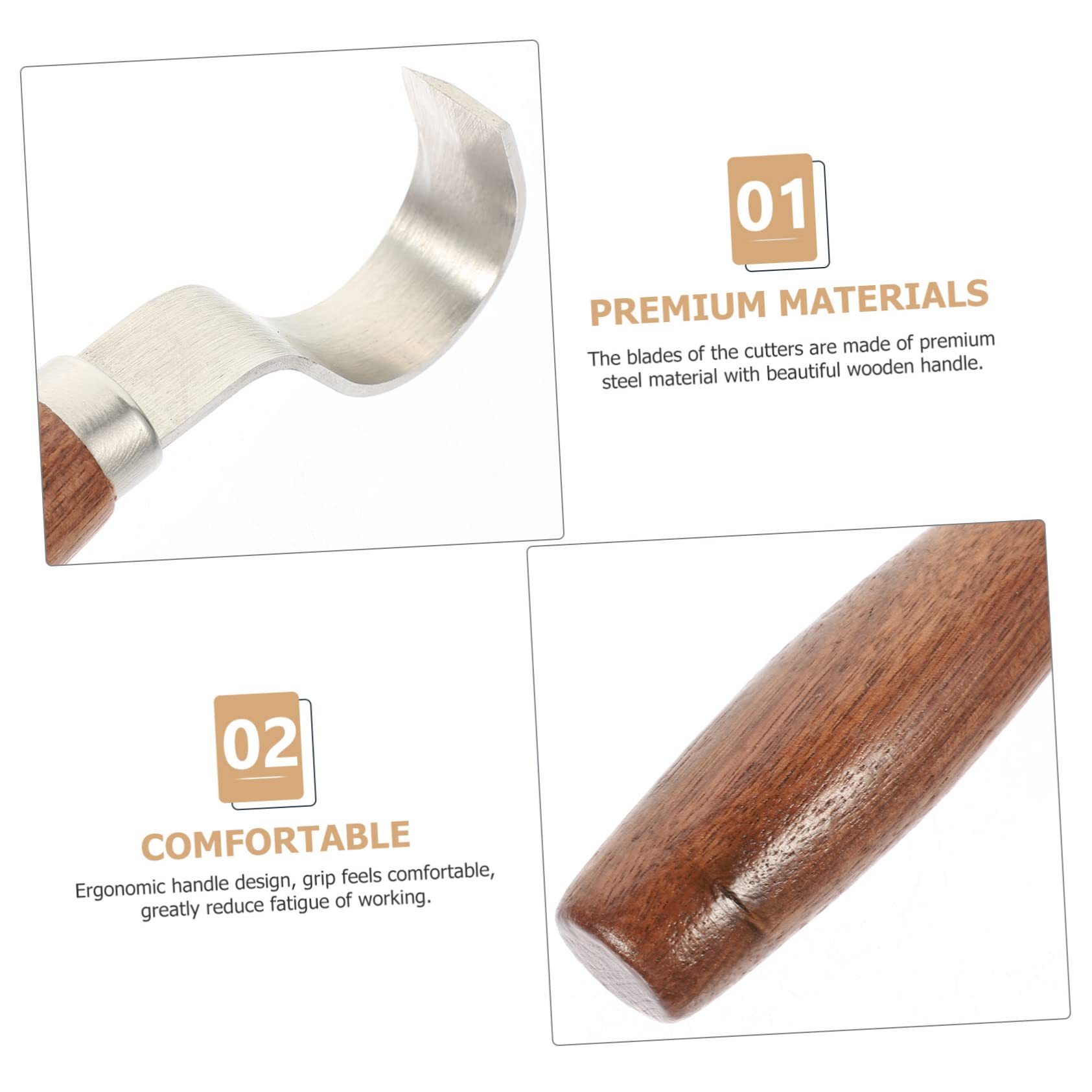 TEHAUX Utensili Per Intaglio Del Legno Strumenti Per Intaglio Mano Kit Per Lavorazione Del Legno Con Lame Resistenti All Usura Utensili Multifunzionali Per Hobby e
