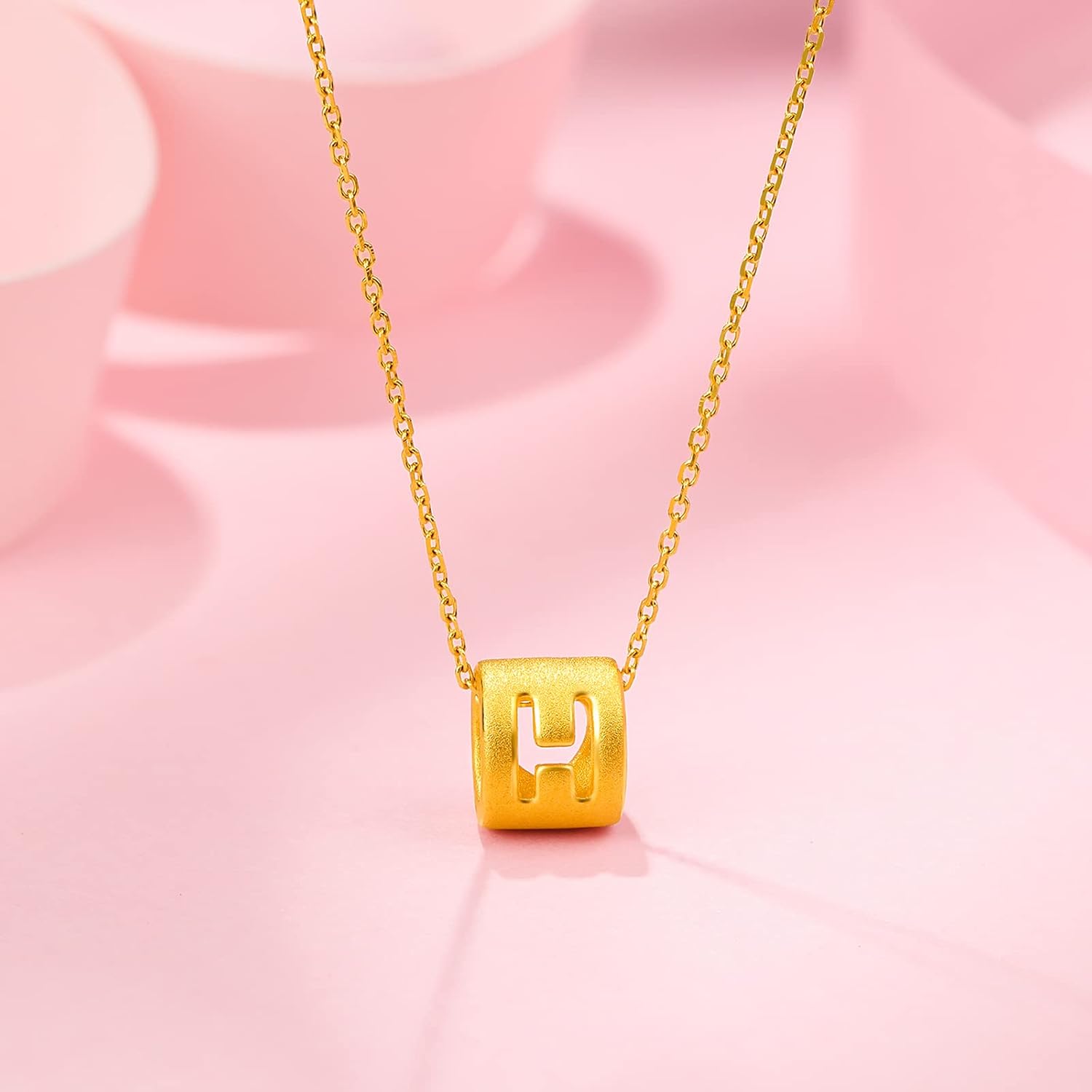 ZHOU LIU FU 24K Gold Bracelet Initial Charm Bracelets Adjustable Red Chain Letter Charms Heart A-Z Stackable Bangle Dainty Braided Rope Trendy Beads Protection Jewelry Good Luck Gifts for Women Men