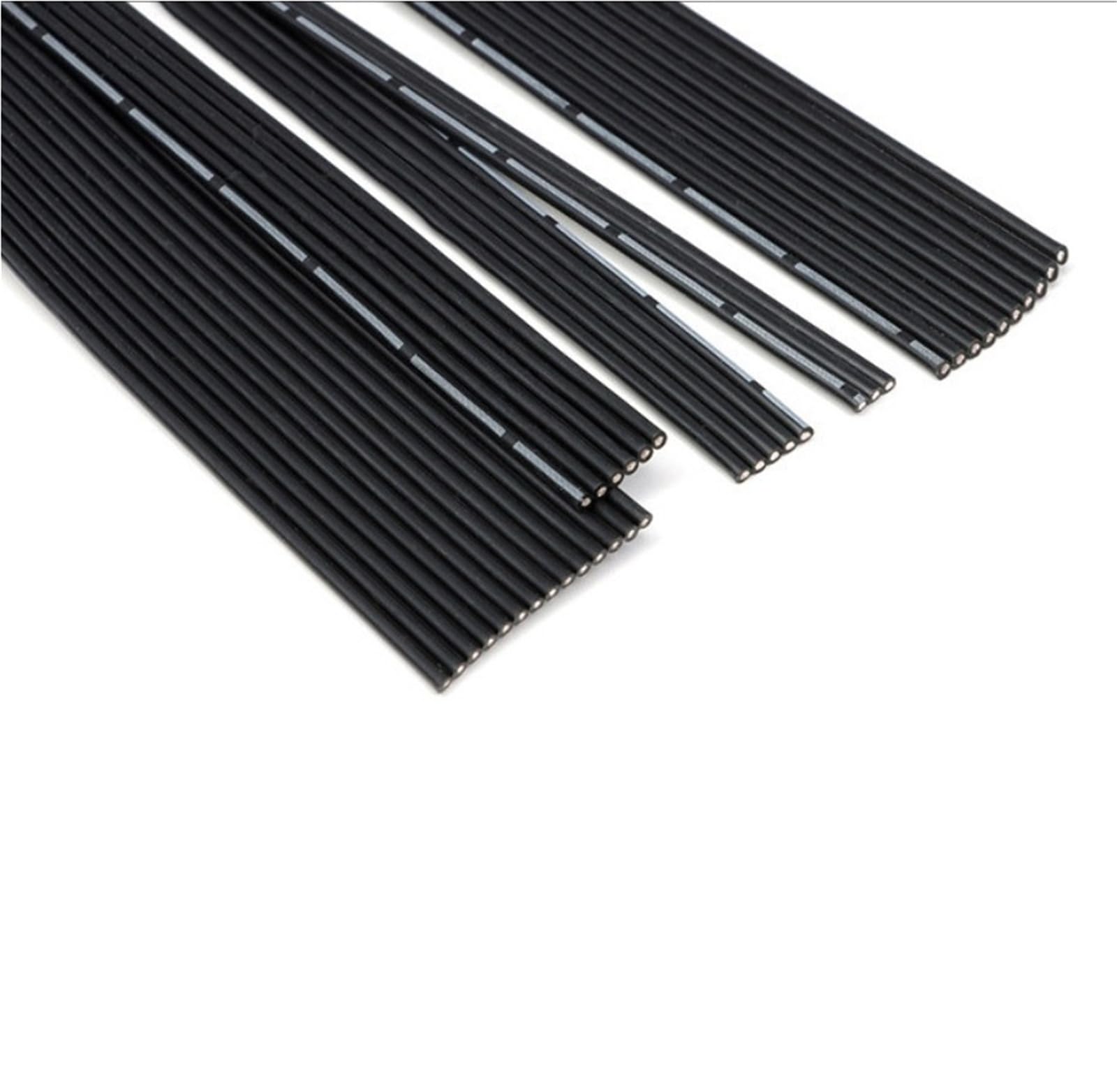 Cable de silicona línea paralela cuadrada, conector eléctrico súper suave, 22AWG, 10 metros, 0,3mm(14 Pins)