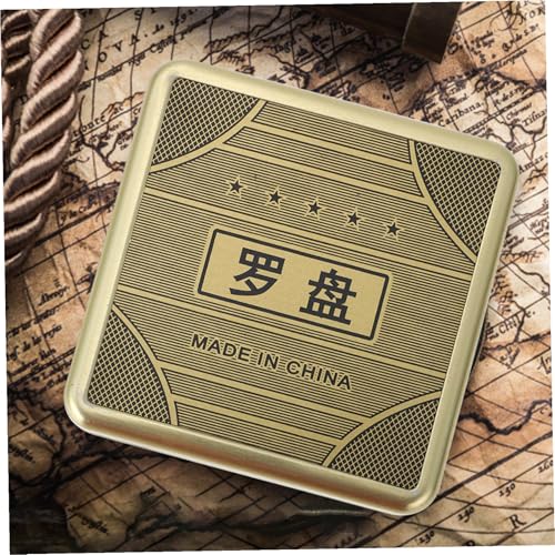 Brújula de Supervivencia Camping Feng Shui 10cm Aleación miniatura 6