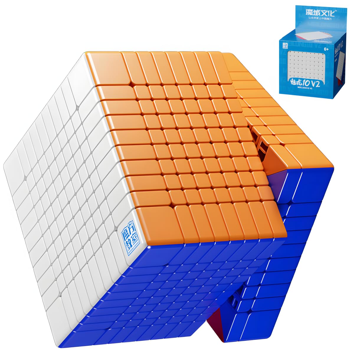 YU✨ MoYu Meilong 10x10 V2 Speed Puzzle Cube 10x10 Magic Cubes Moyu