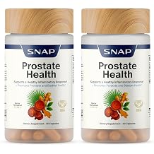 Snap Supplements Prostate Health Supplements for Men, 90 Capsules 2-Pack