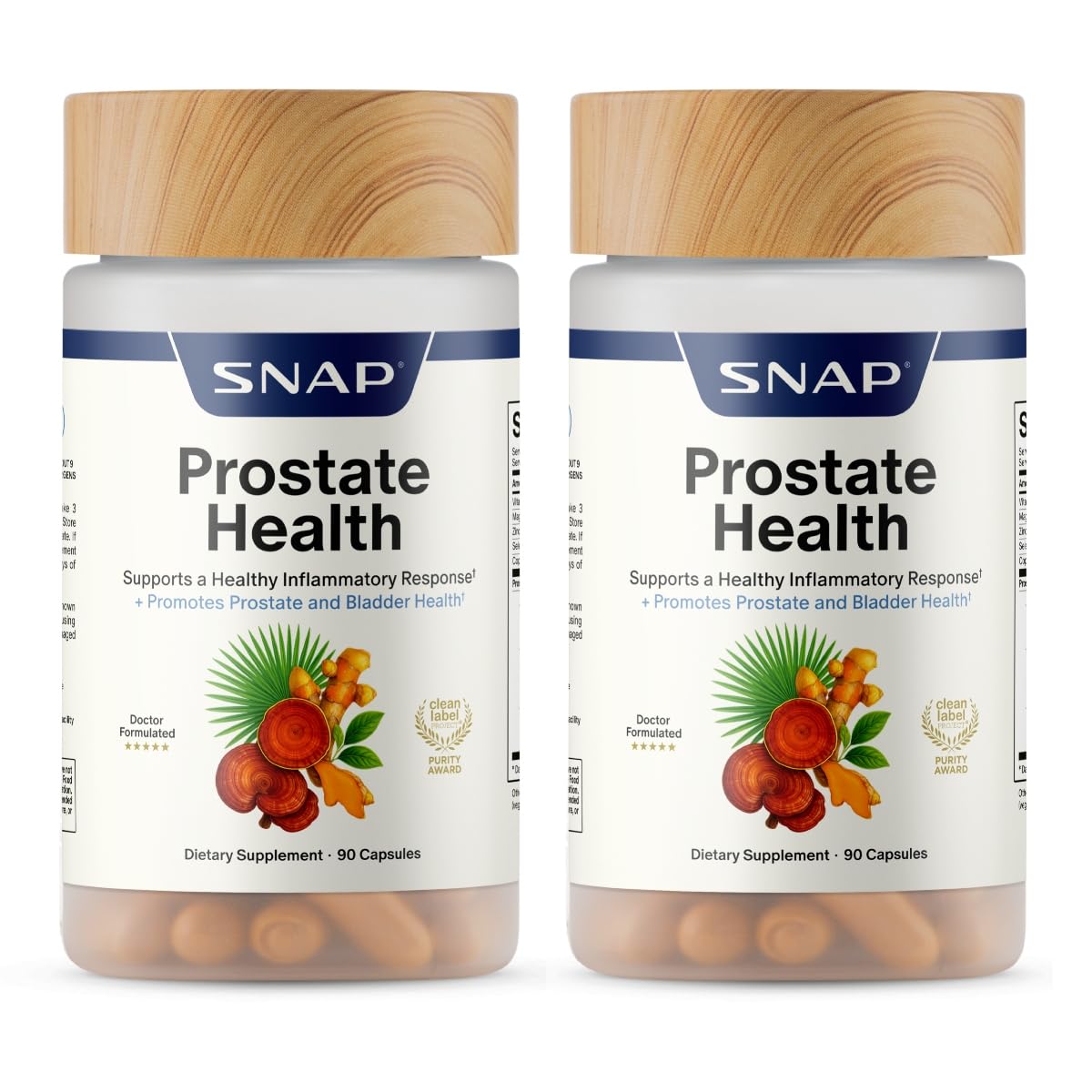Snap Supplements Prostate Health Supplements for Men, 90 Vegan Capsules — Amazon image 12