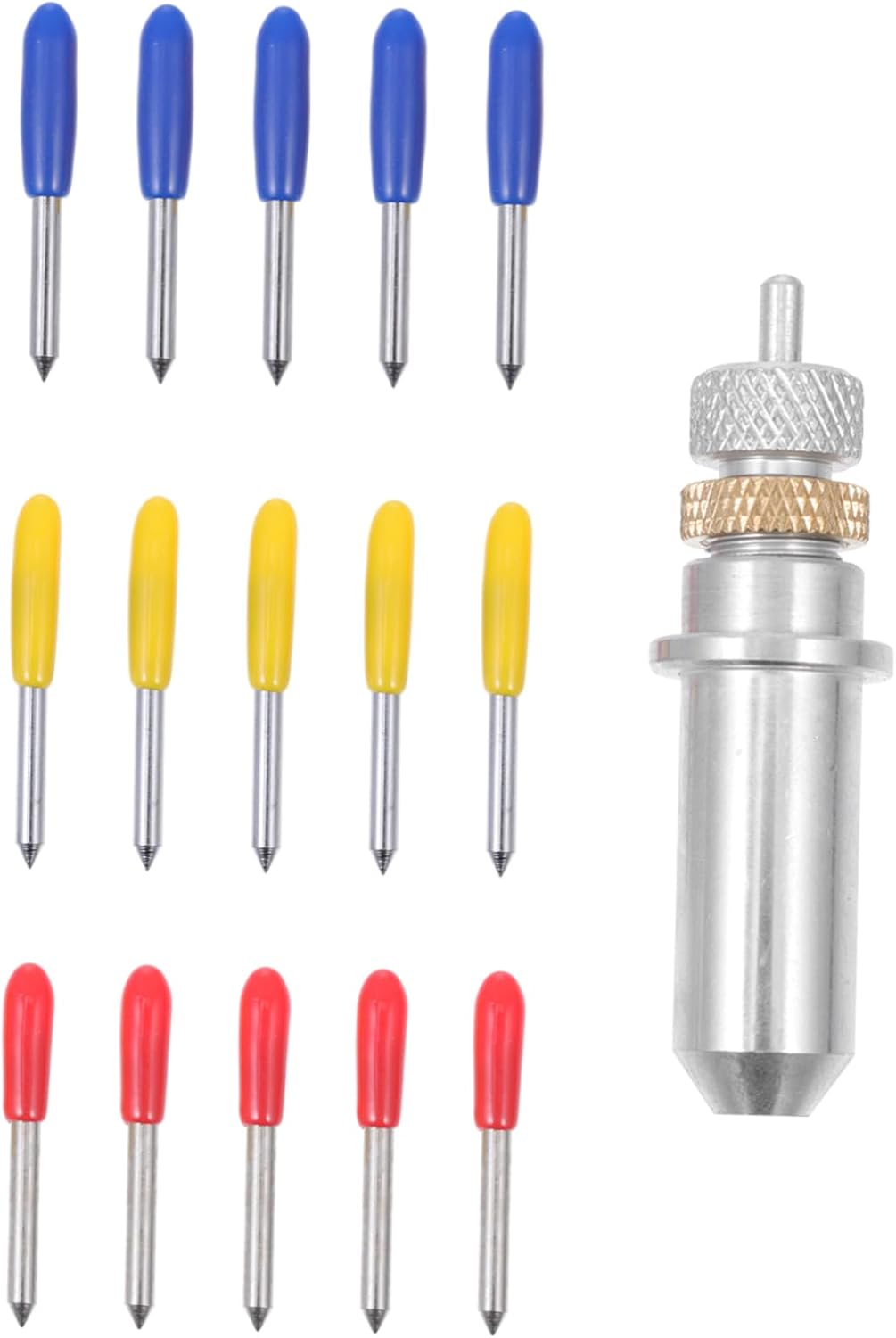Angoily Lettering Tool Fine-Point Replacement Blades Easy Cut Tungsten Steel Replacement Blades Vinyl Cutter Engraving Machines Cutters