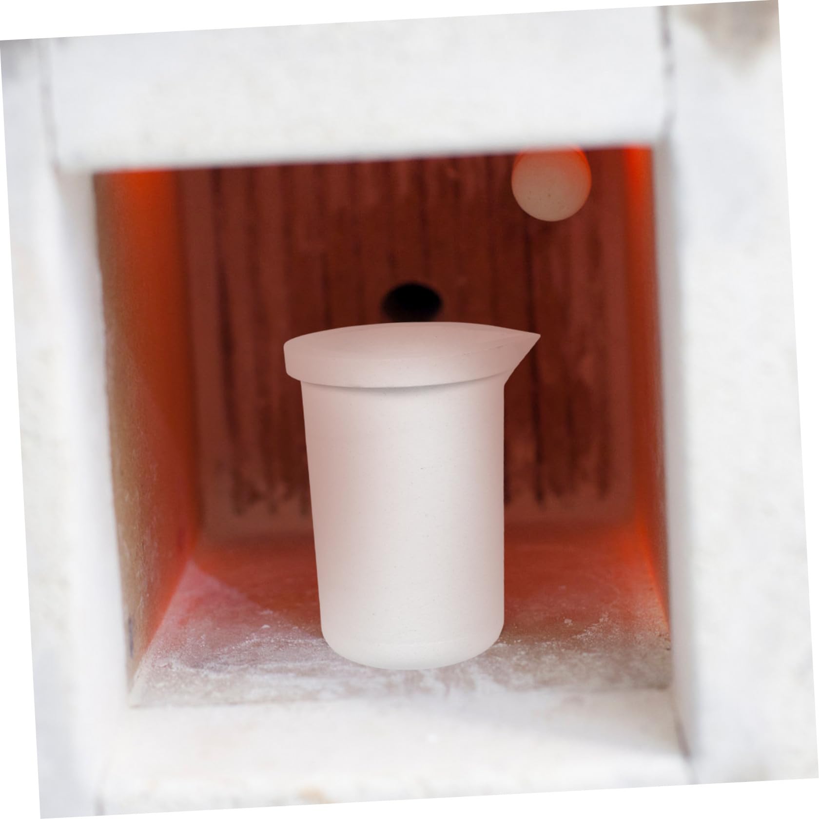 Alipis Crogiolo di Fusione in Quarzo da 2 kg Crogiolo in Ceramica ad Alta Purezza Resistente a Temperature Elevate e Corrosione Strumento per Fusione Metalli Preziosi e Leghe per