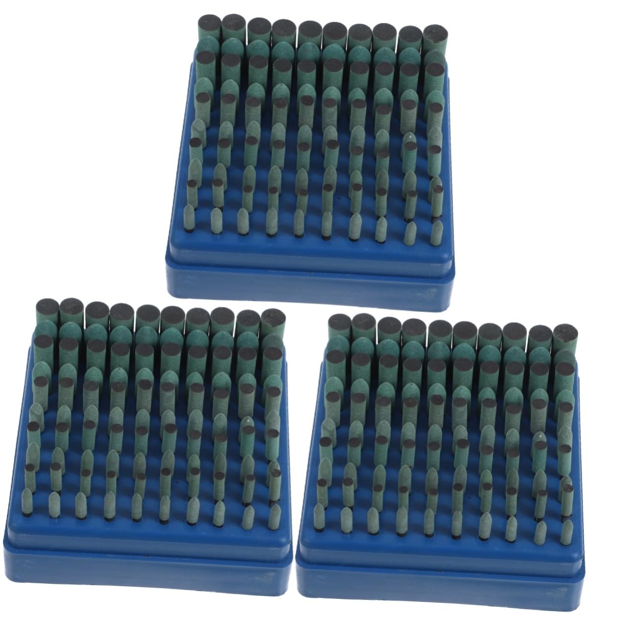 SOLUSTRE 3ensembles Kit De Points Abrasifs Pierre Pour Outils Rotatifs Accessoires De Meulage Et Polissage De Têtes De Ponçage Polyvalentes Pour Métaux Et Matériaux