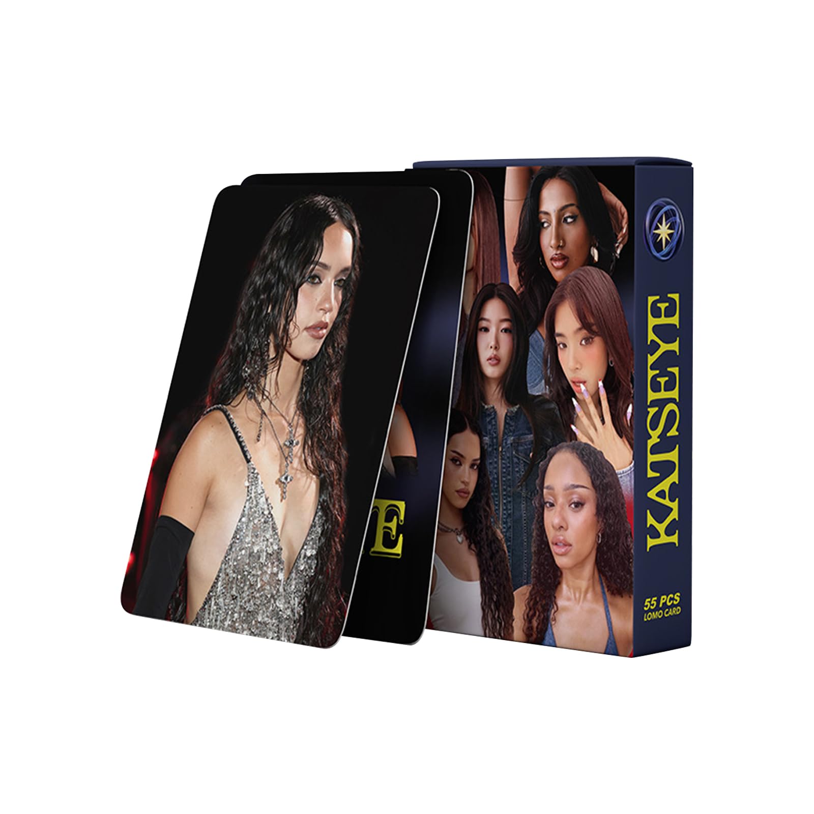 55pcs KATSEYE Merch KATSEYE Photocards Novel Album Lomo Cards Set Mini Merch Photocards Set Girls Gift for Fans A04
