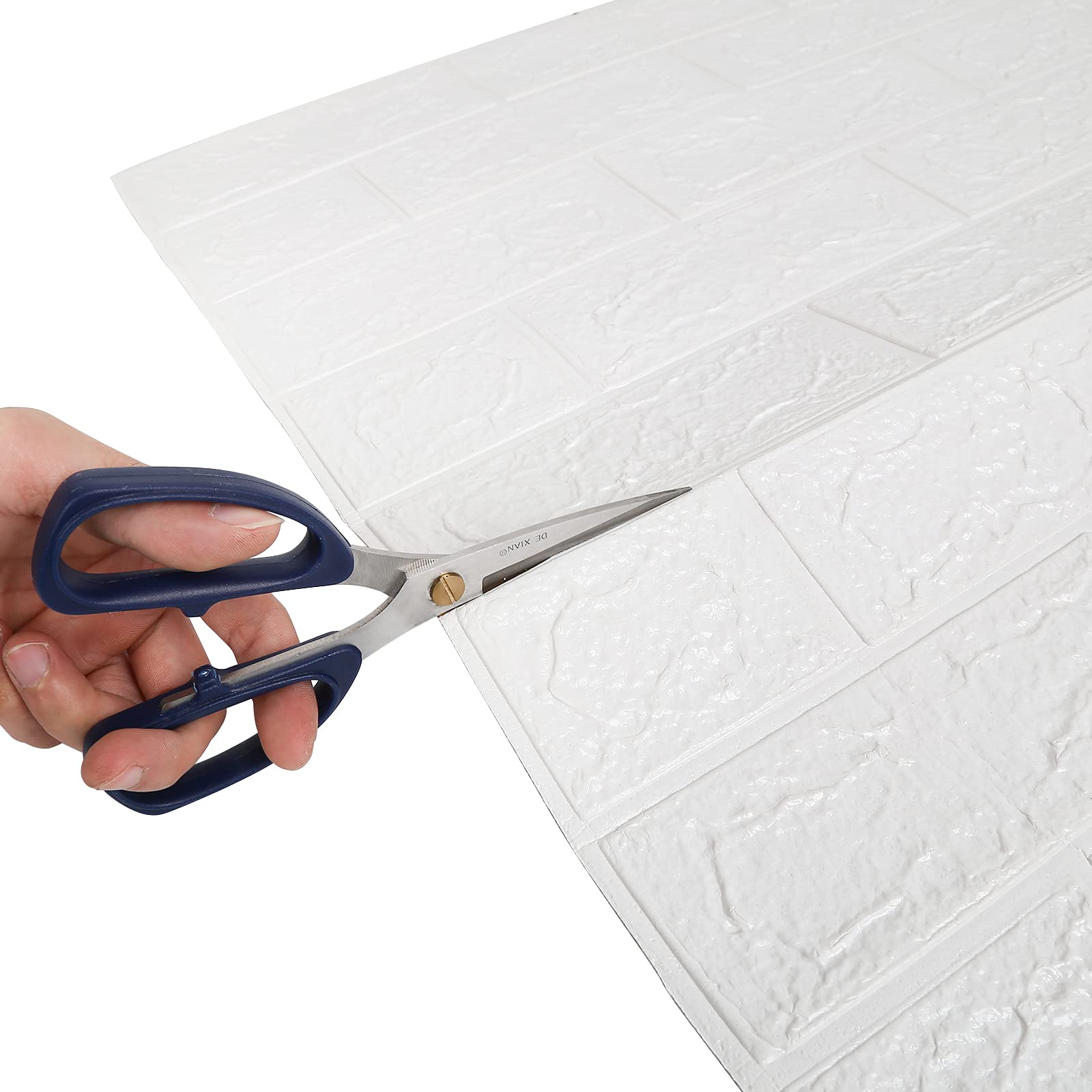 Ikodm 20 Stück Wandpaneele Selbstklebende 77x70cm, Ziegel Tapete, 3D-Steinoptik Mauer Wasserdicht Schaum für Schlafzimmer Wohnzimmer Balkon Küche