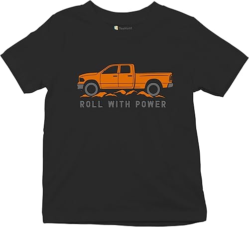 Miniatura 5 de Roll with Power Pickup Truck Camiseta de manga corta para jóvenes