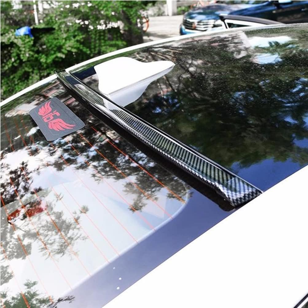 Universal Rear Trunk Lip Spoiler Rubber Fits for Most Cars 59" Rear Tail Lip Deck Boot Wing Glossy Black Spoiler