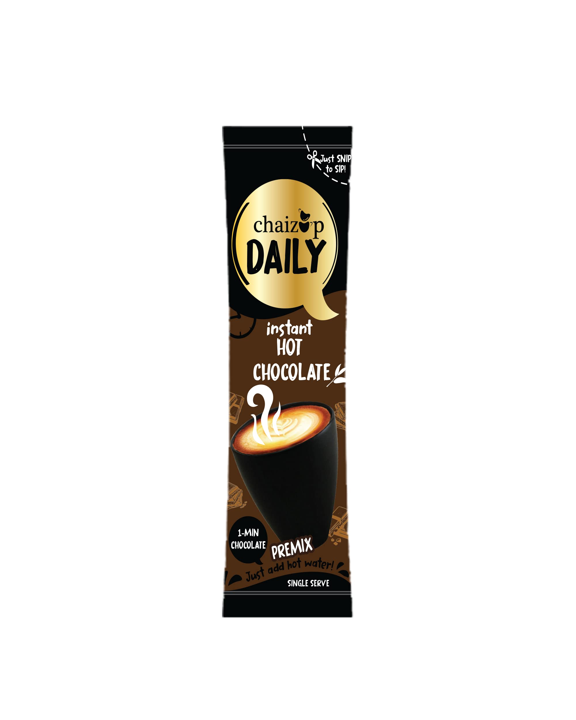 Chaizup Daily 1 Min Instant Hot Chocolate Coffee Premix - 30 Sachets | Hot Chocolate Flavours | 30 Servings | 480g (B0BT234W1M) Amazon Price History, Amazon Price Tracker
