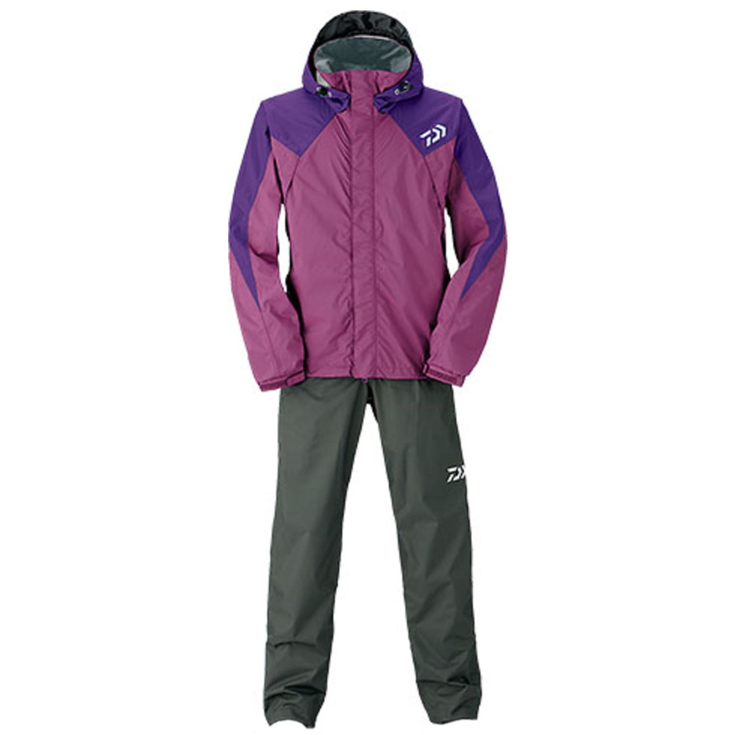 DAIWA RAINMAX ハイブリッドレインスーツ レインウェア 紫色 【公式通販】
