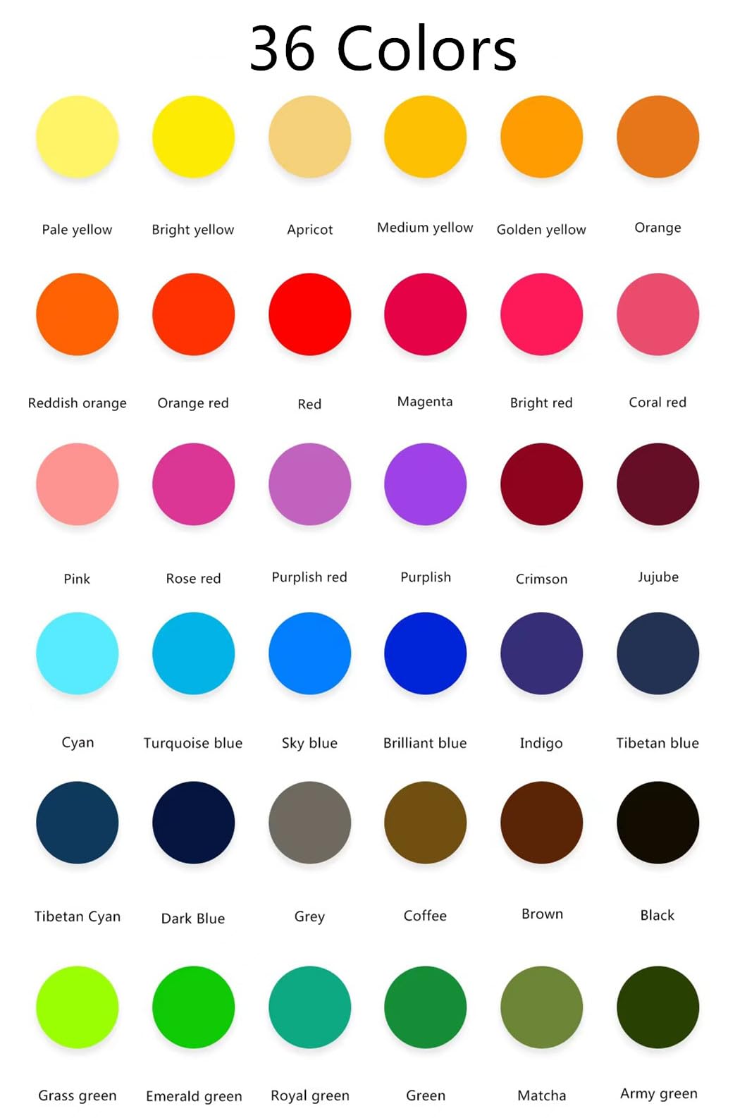 36 Colors Tie Dye Powder, Rainbow Tie Dye Powder Fabric Dye for Tie Dying, Tie Dye Kits DIY Coloring Party Supplies Suitable for Children Adult (36 Colors) - Image 2